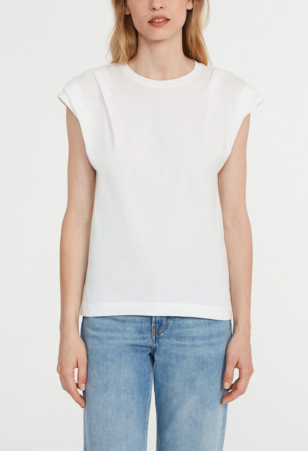 T-shirt écru coton Faume - seconde main