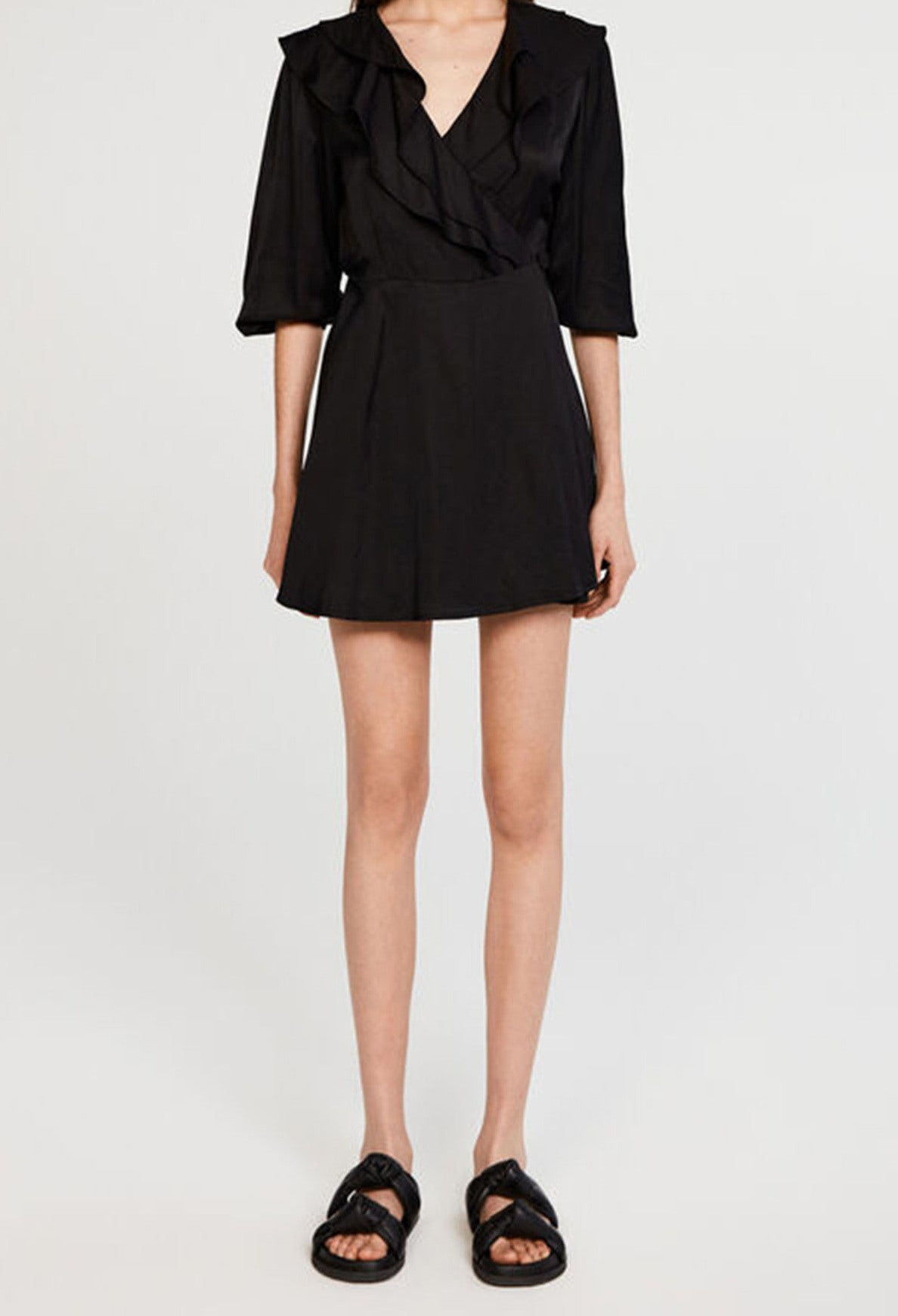 Robe courte à volants Faume - seconde main