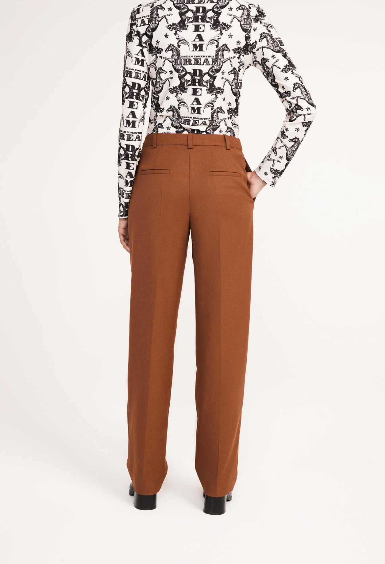 Pantalon à pinces Faume - seconde main