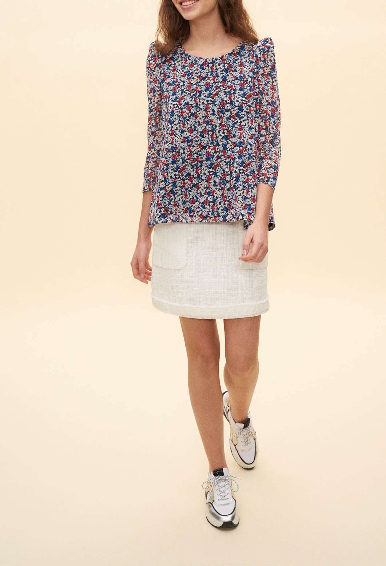 Blouse fleurie Faume - seconde main