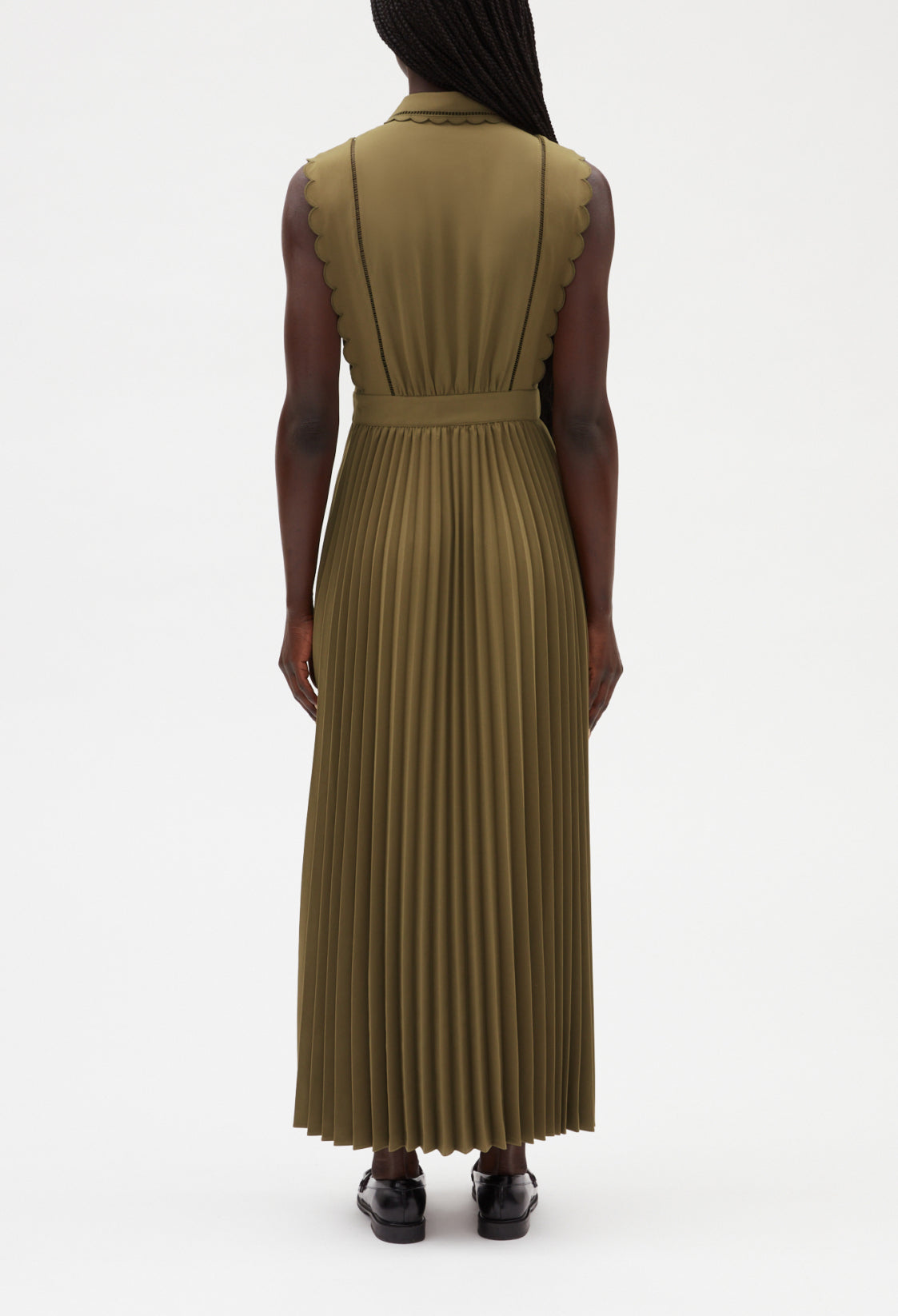 Robe longue kaki Faume - seconde main
