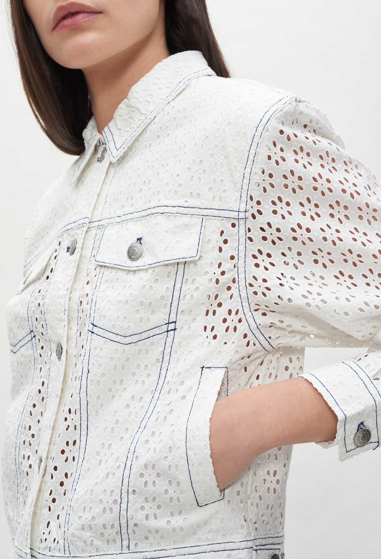 Blouson blanc Faume - seconde main