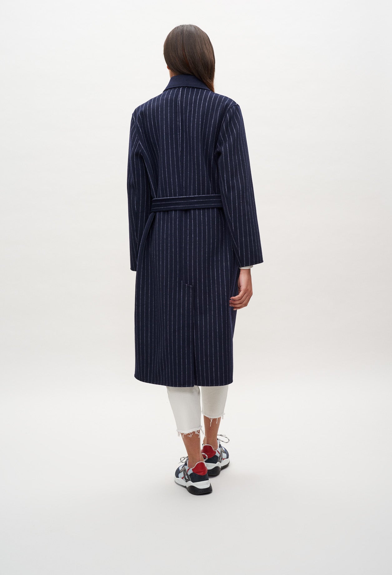 Manteau ceinturé réversible Faume - seconde main