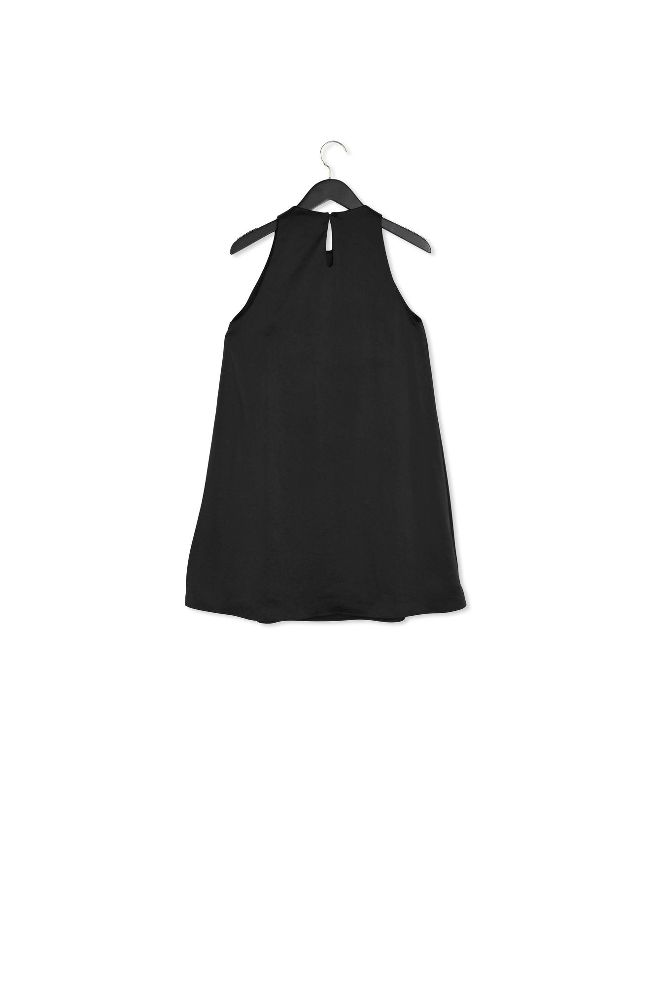 Robe courte boutonnée noire Faume - seconde main