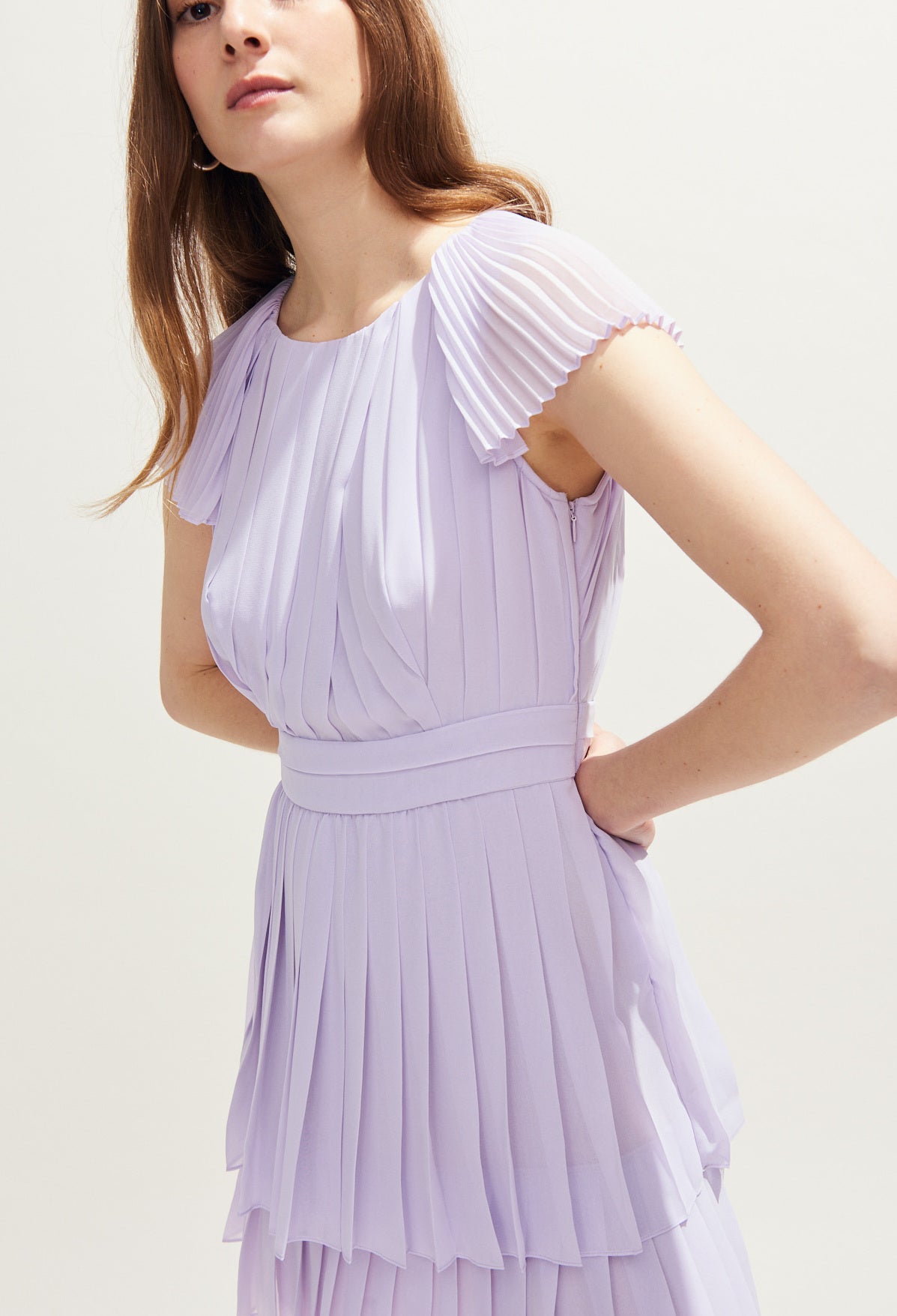 Robe courte plissée Faume - seconde main