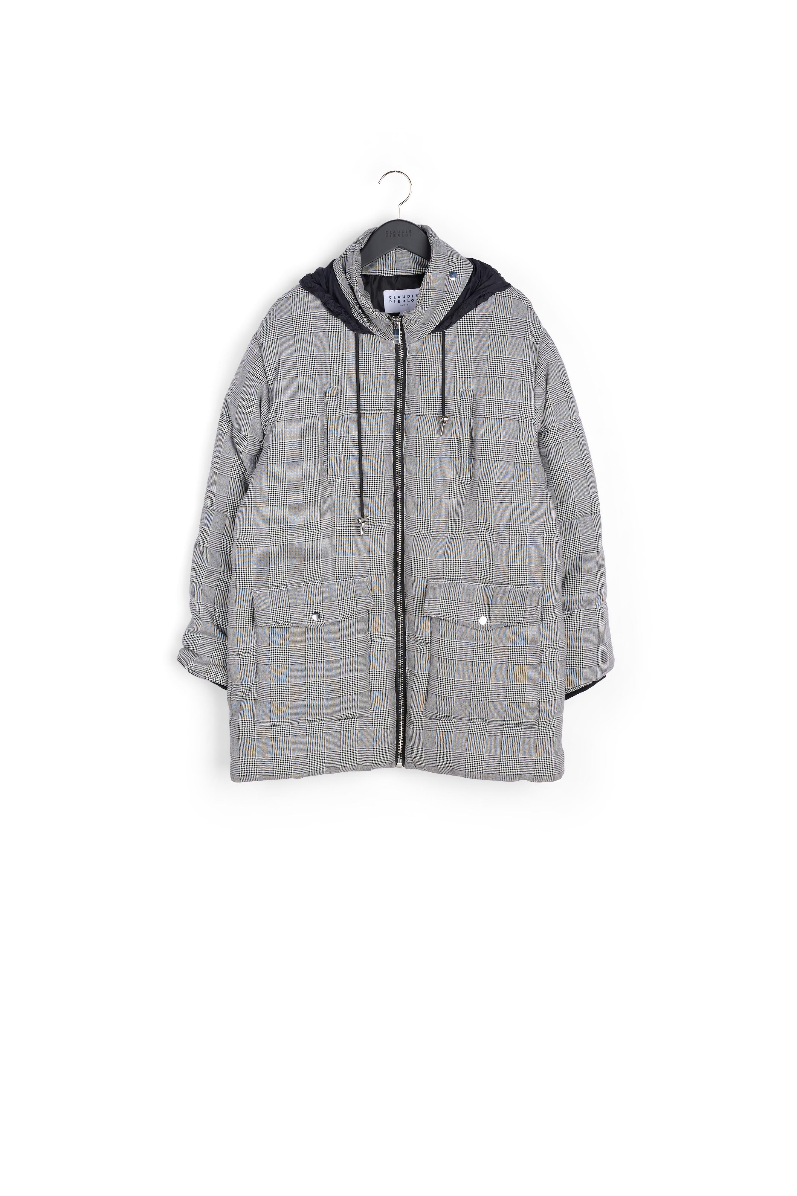 Doudoune courte prince de galles Faume - seconde main