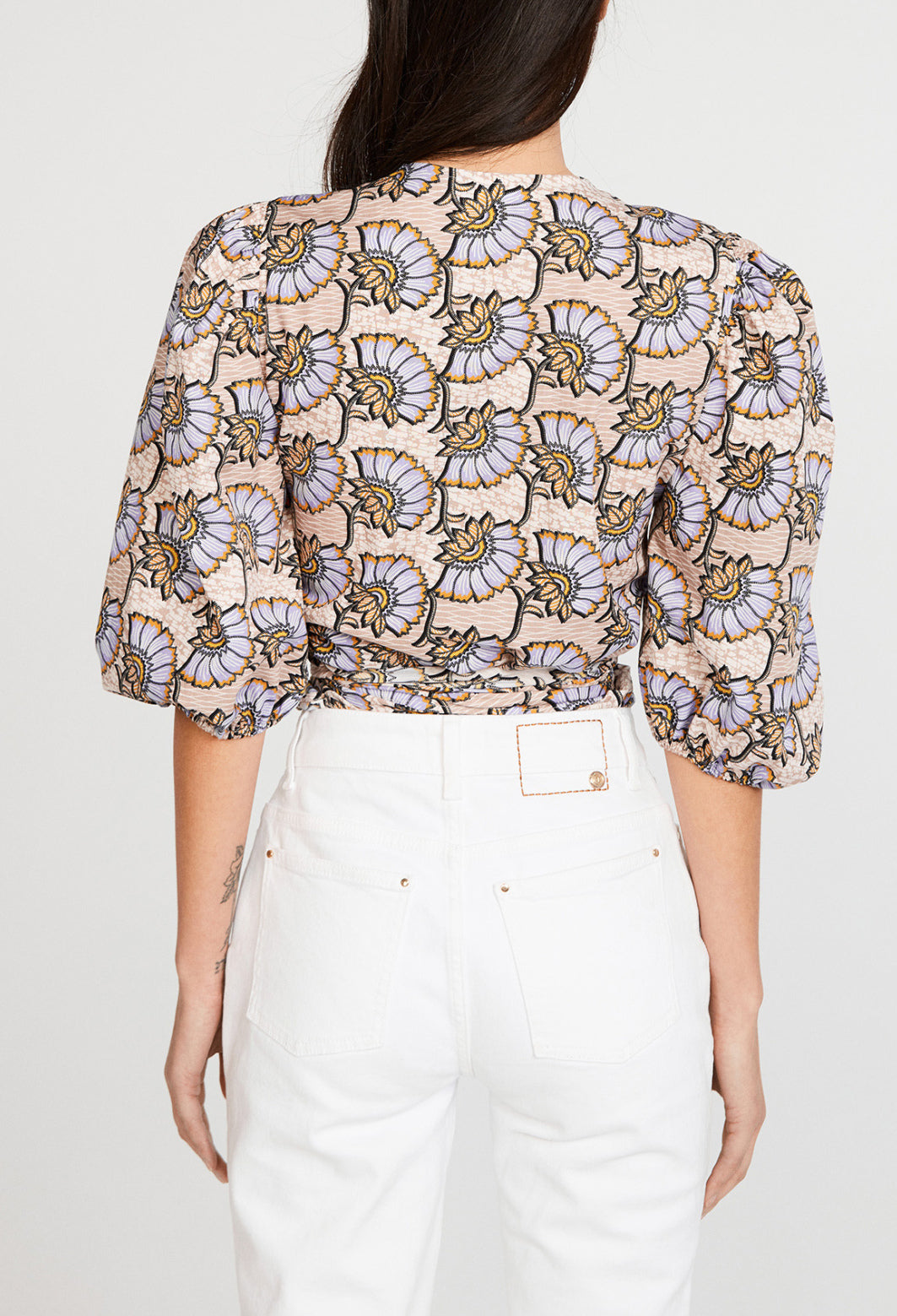 Blouse fleurie Faume - seconde main