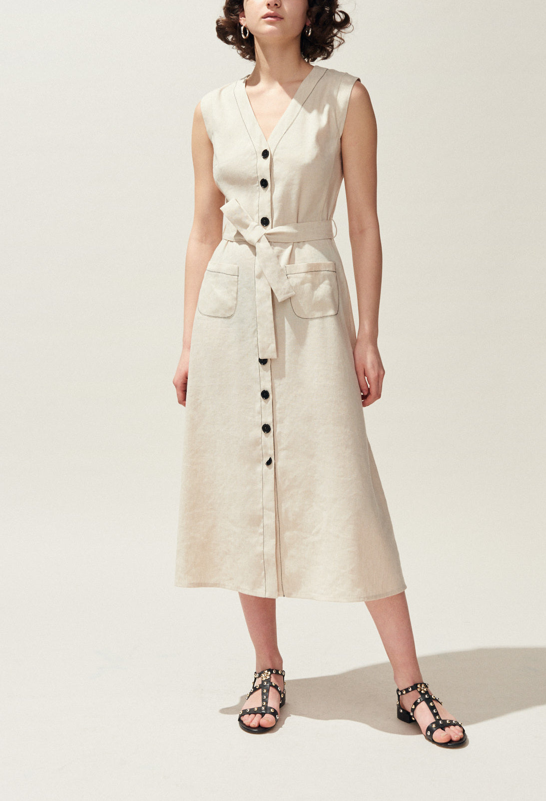 Robe longue boutonnée Faume - seconde main