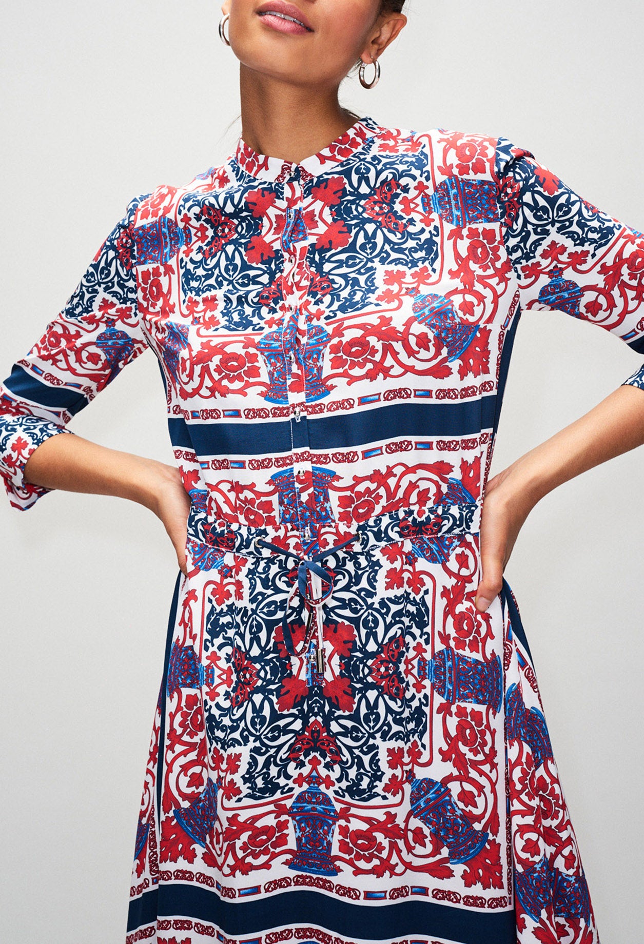 Robe longue imprimée foulard Faume - seconde main