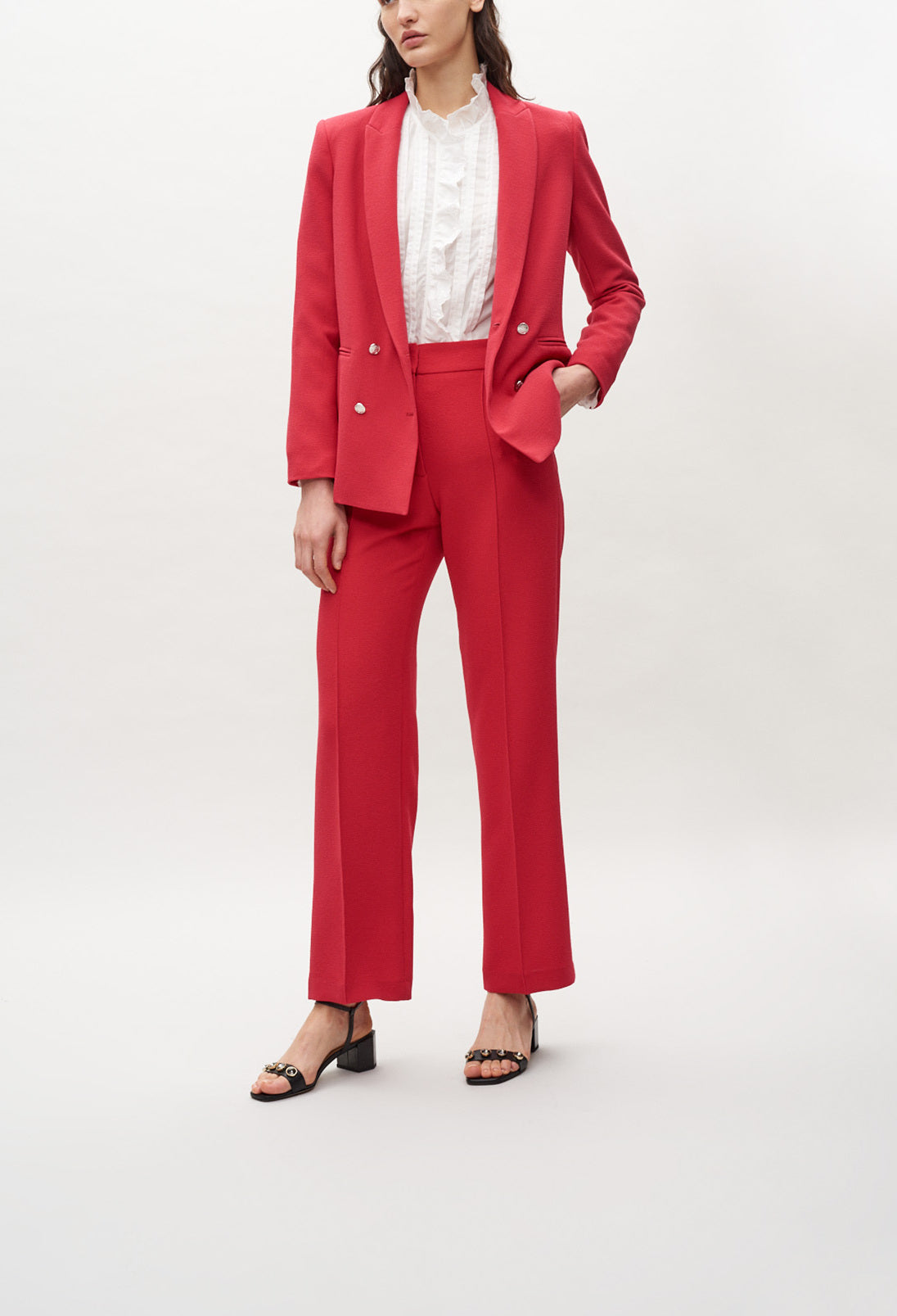 Pantalon tailleur flare Faume - seconde main