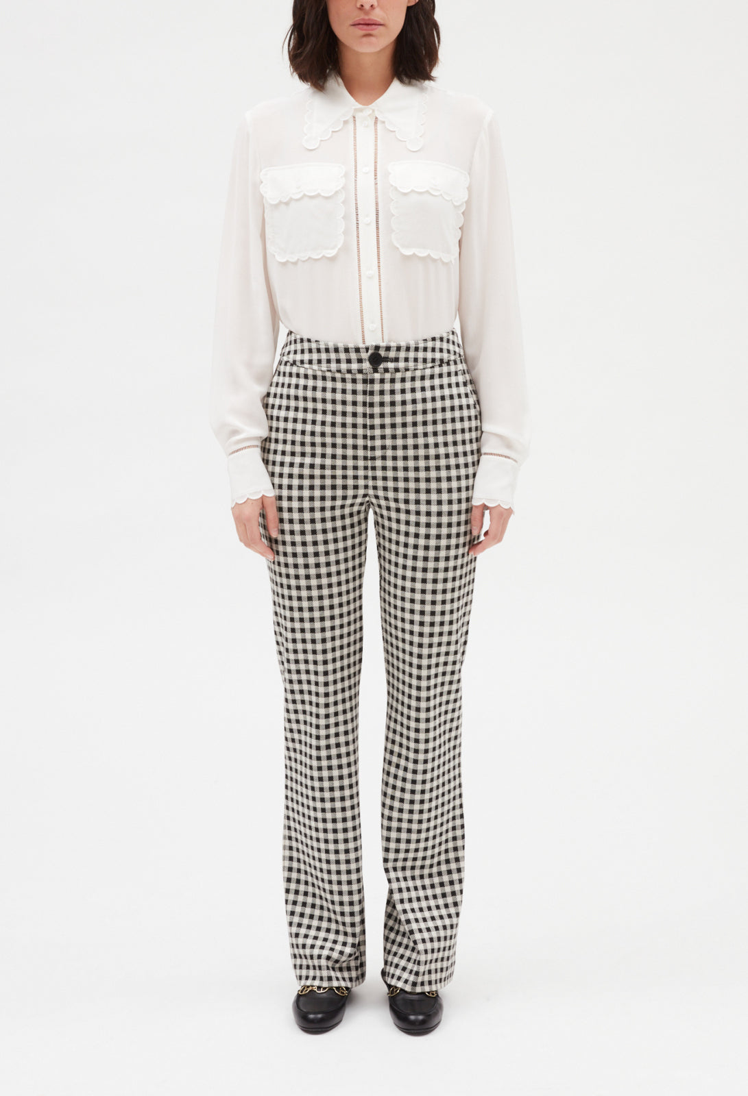 Pantalon vichy Faume - seconde main