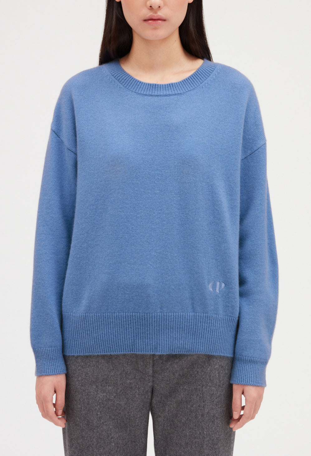 Pull bleu 100% cachemire Faume - seconde main