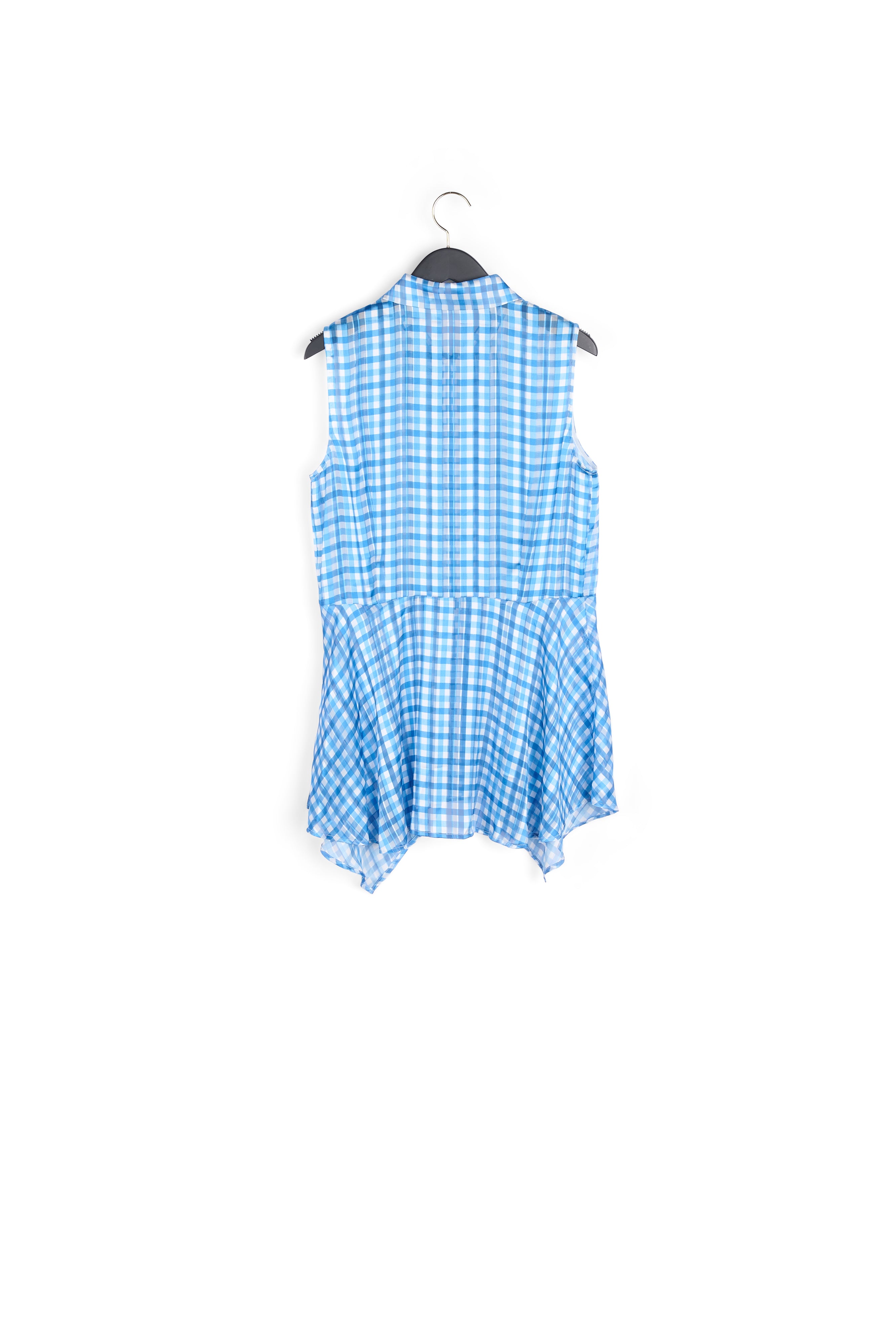 Chemisier imprimé vichy Faume - seconde main