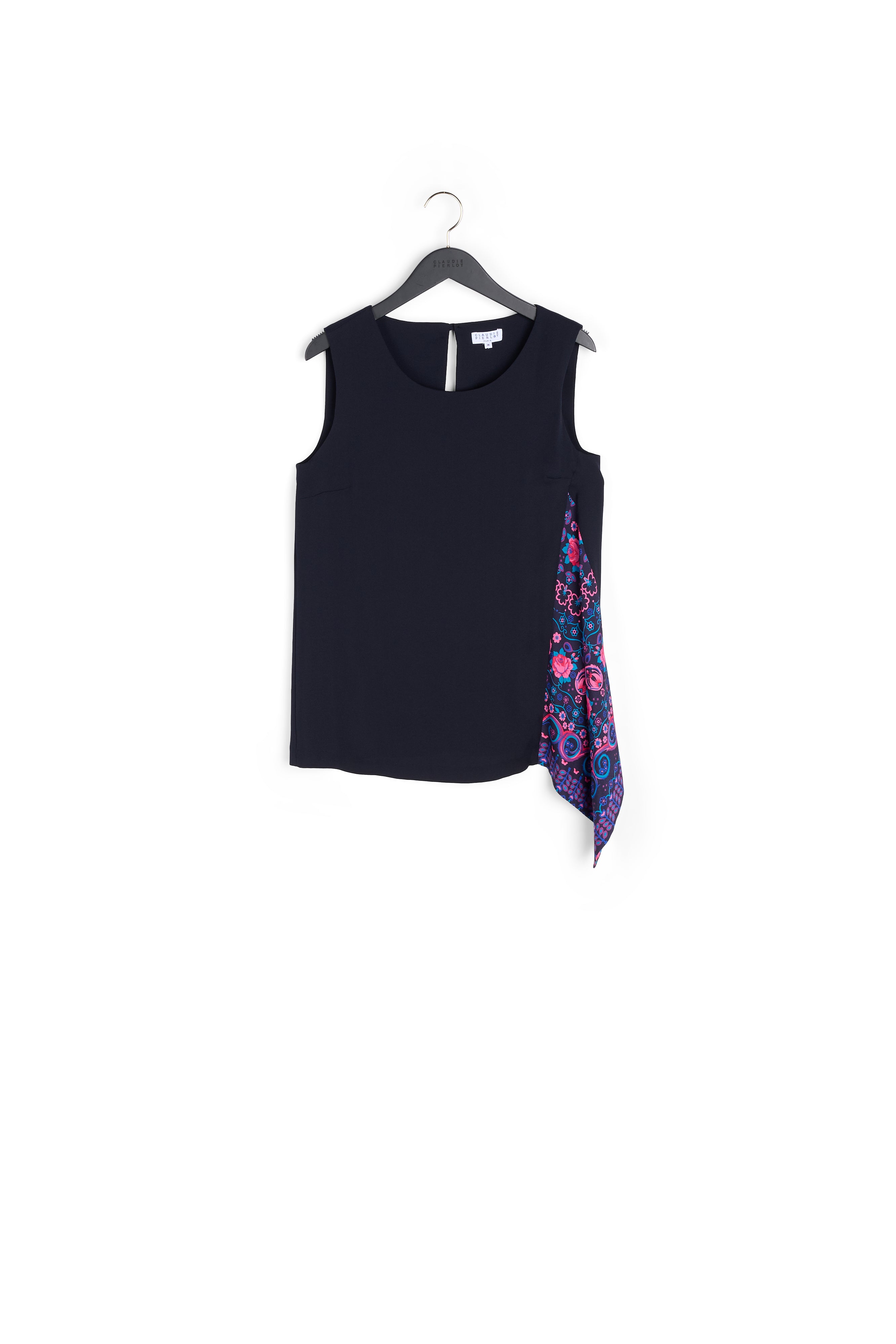 Top asymétrique bi-matière Faume - seconde main