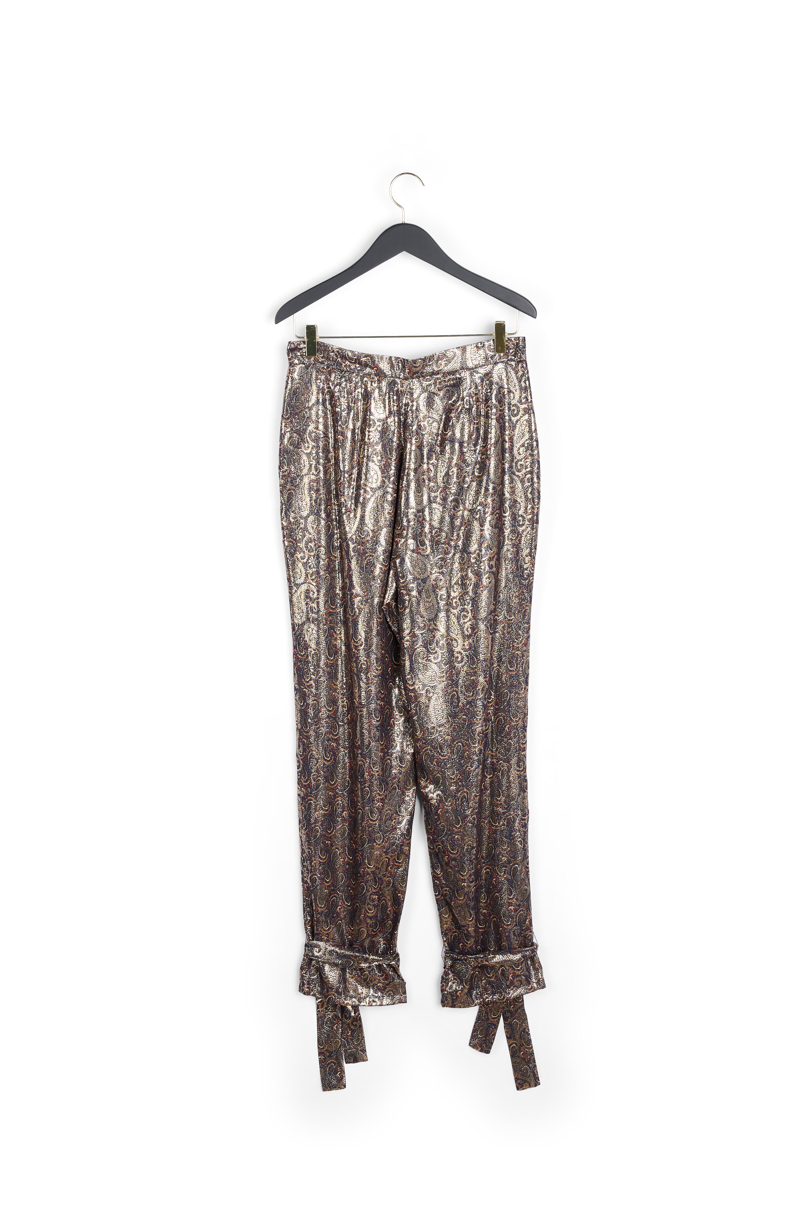 Pantalon taille haute coupe carotte Faume - seconde main