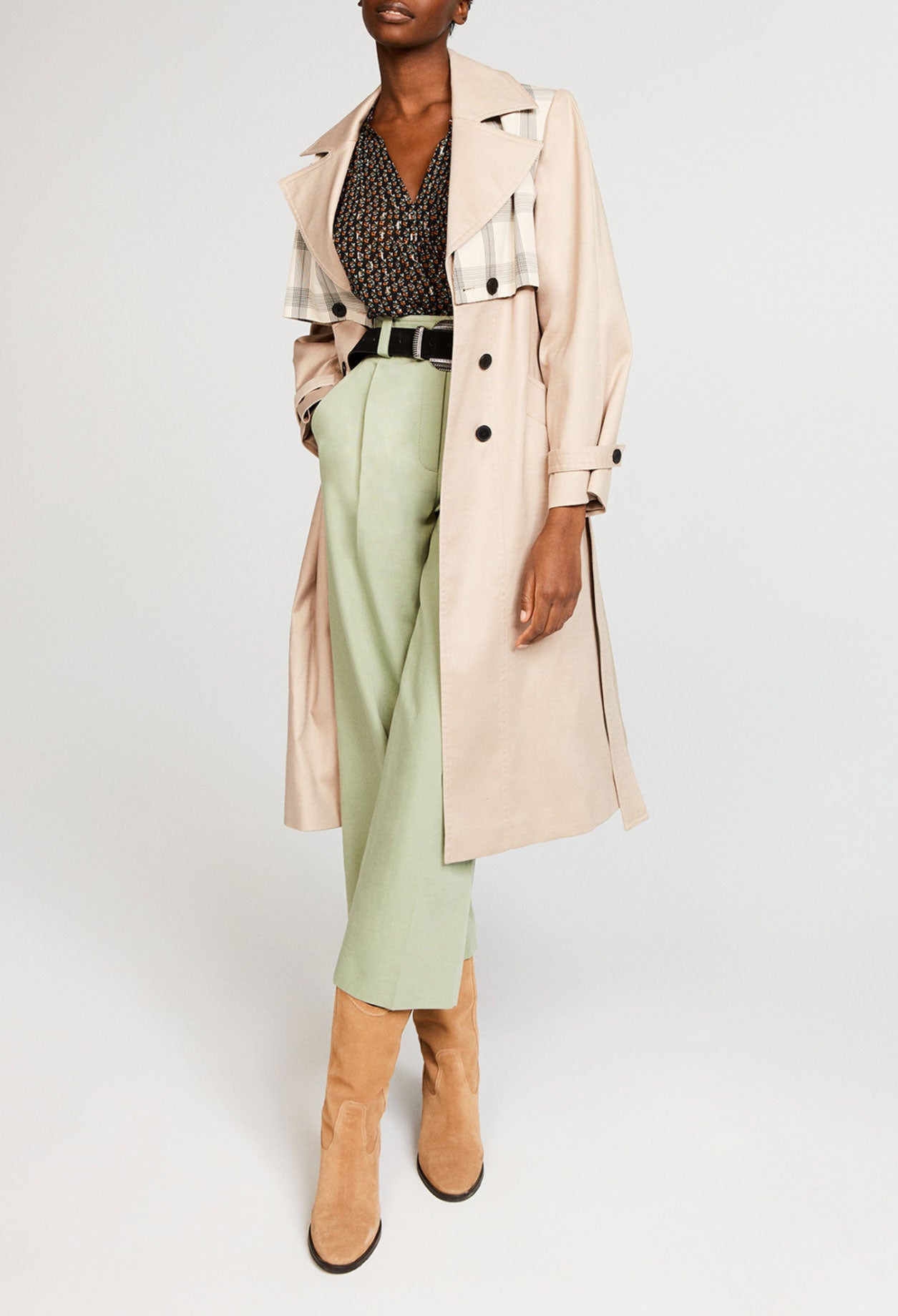 Pantalon à pinces Faume - seconde main