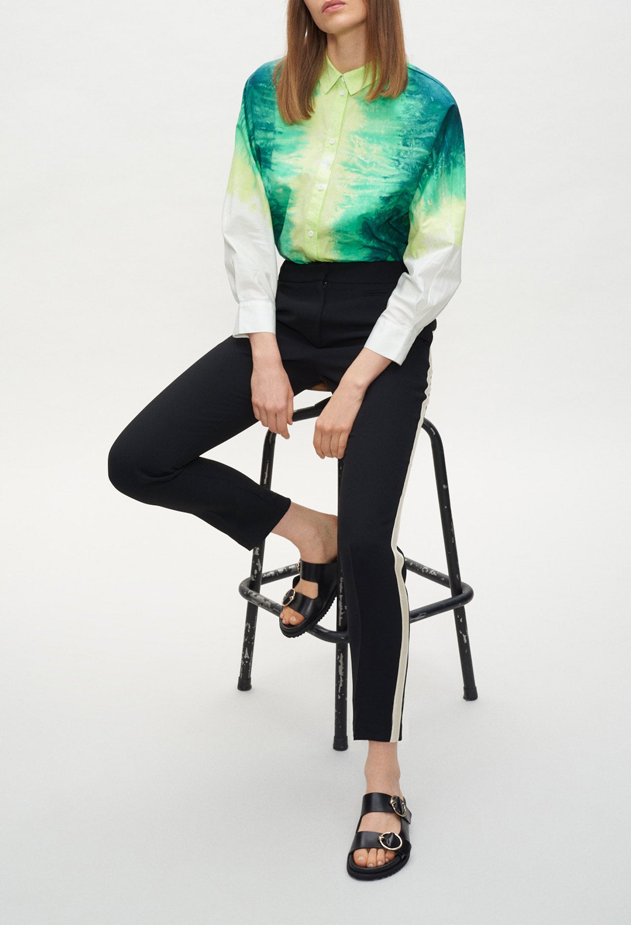 Chemise imprimée tie & dye Faume - seconde main