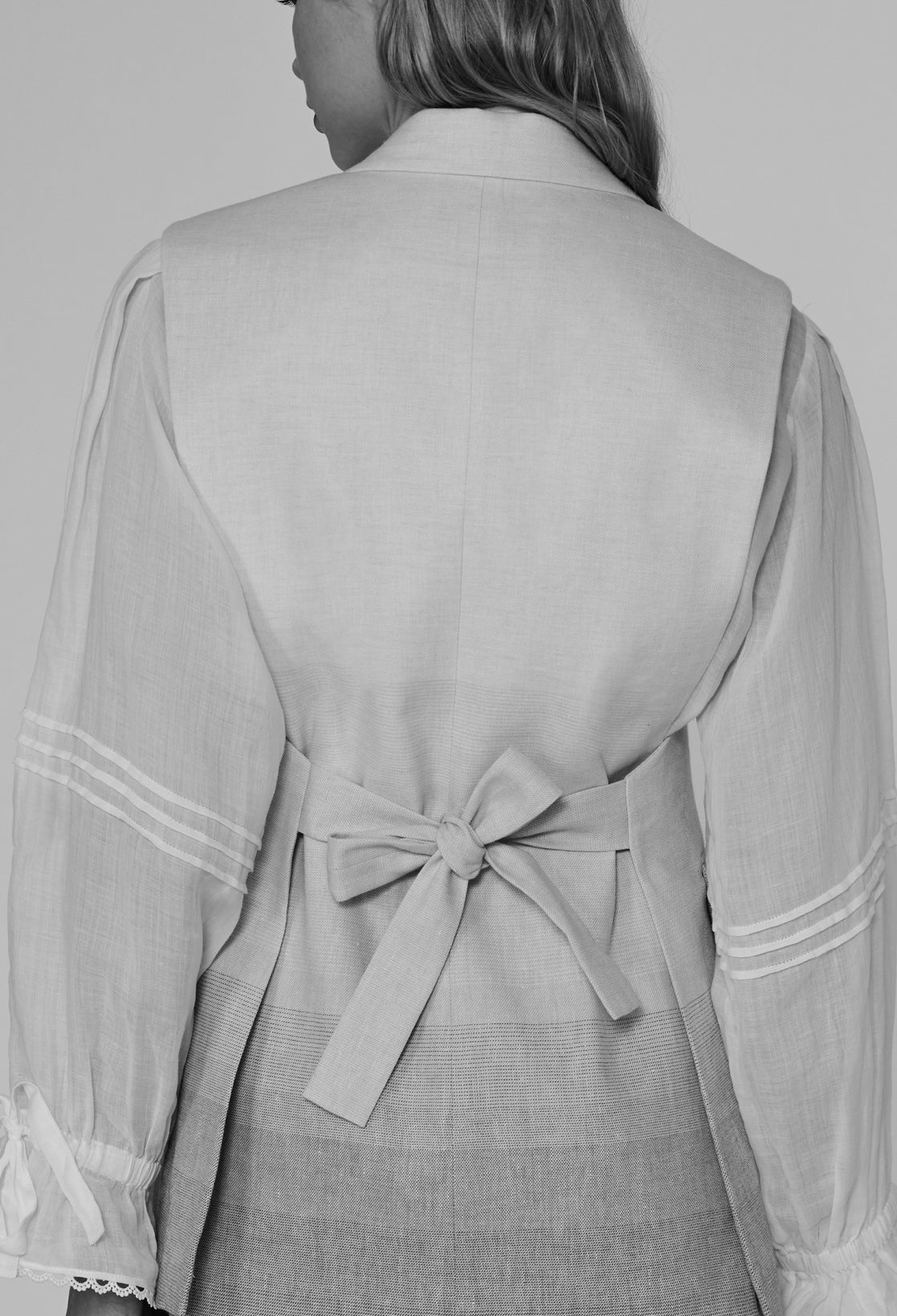 Veste bicolor tailleur sans manch Faume - seconde main