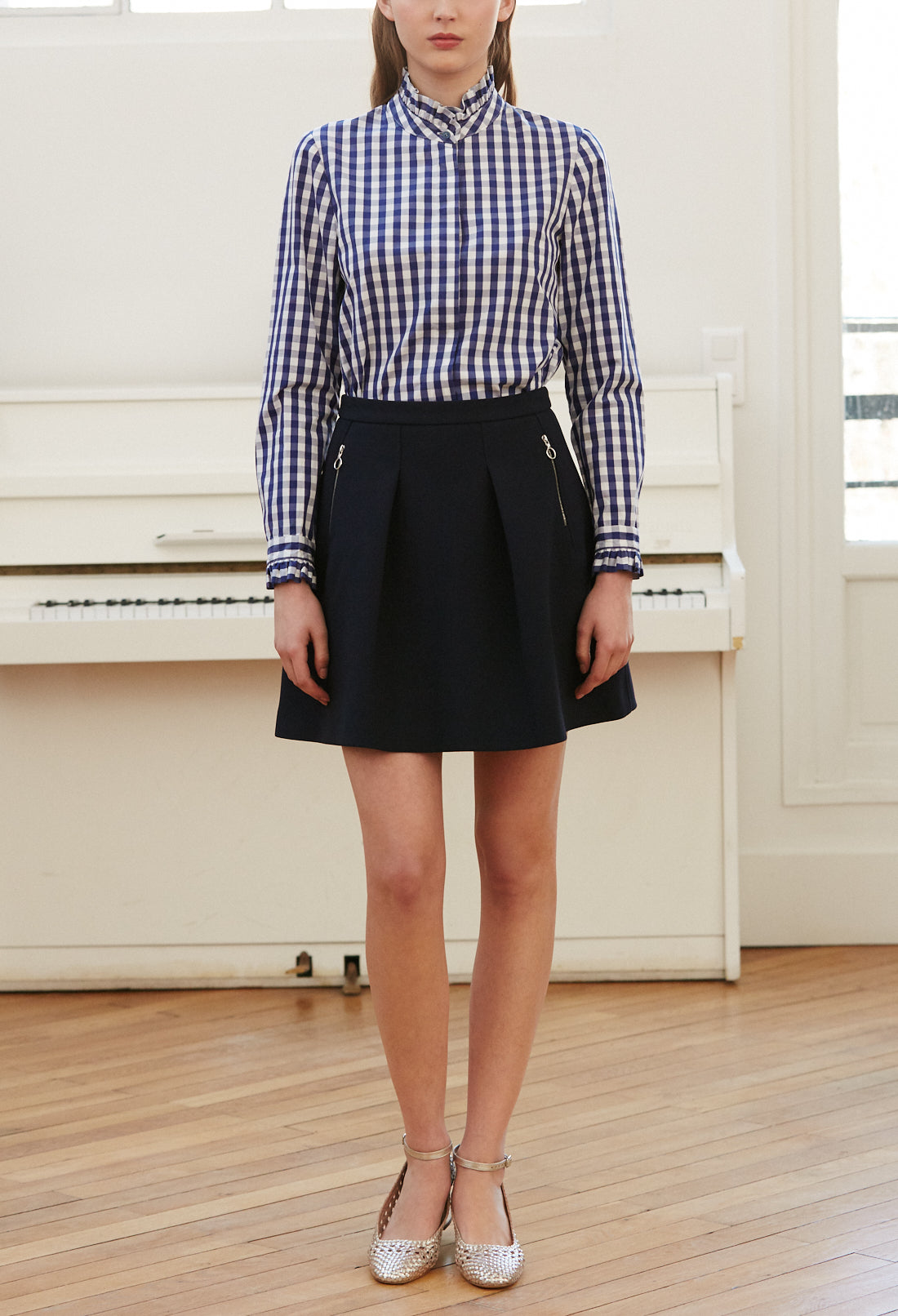 CHEMISE COLOMBINE VICHY Faume - seconde main