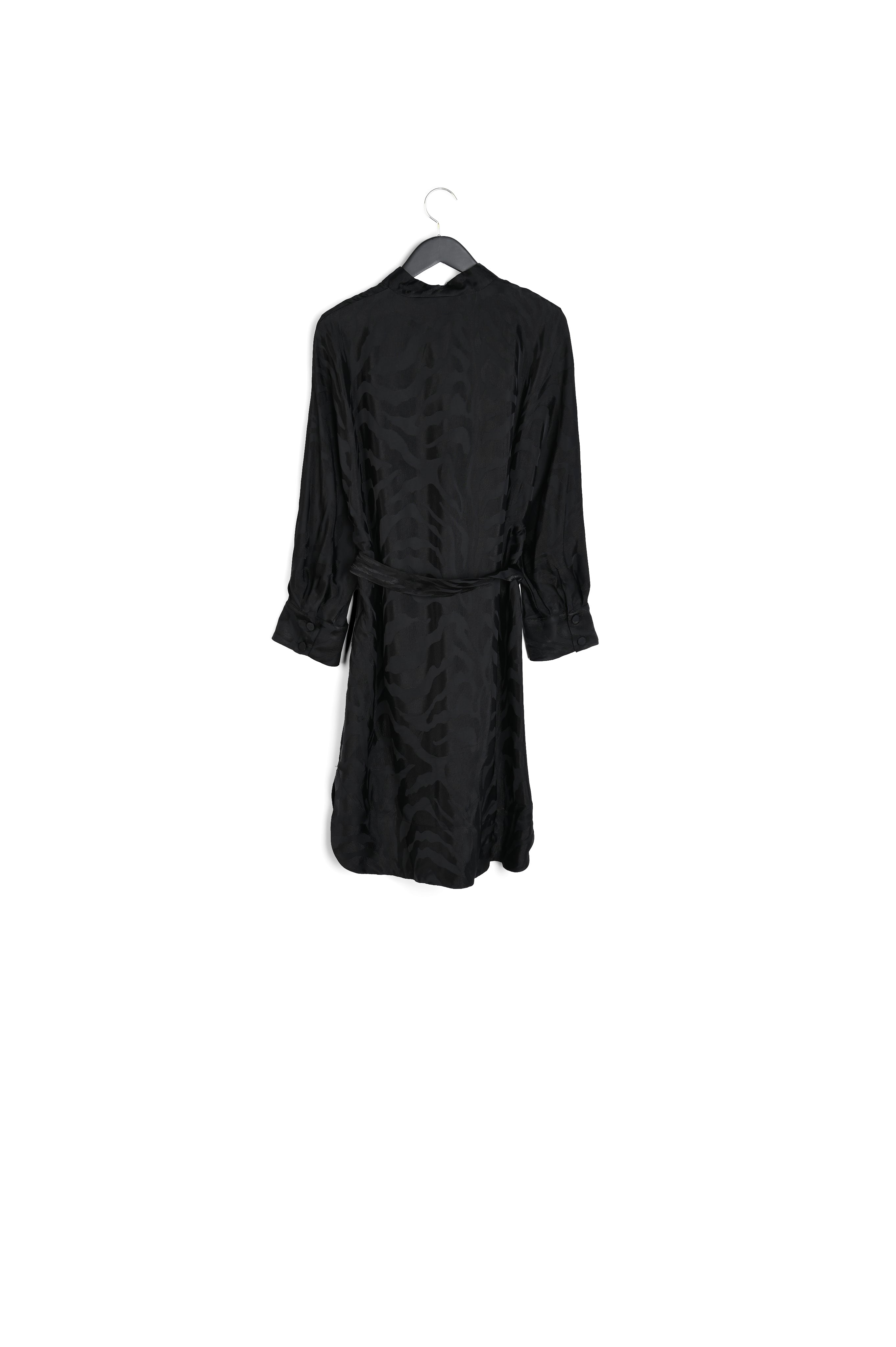 Robe noire satinée Faume - seconde main