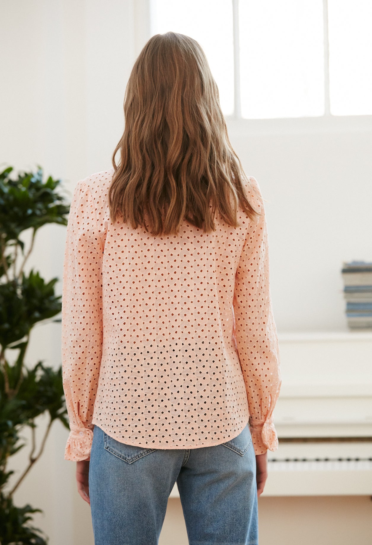 CHEMISE COLOMBE BRODEE Faume - seconde main