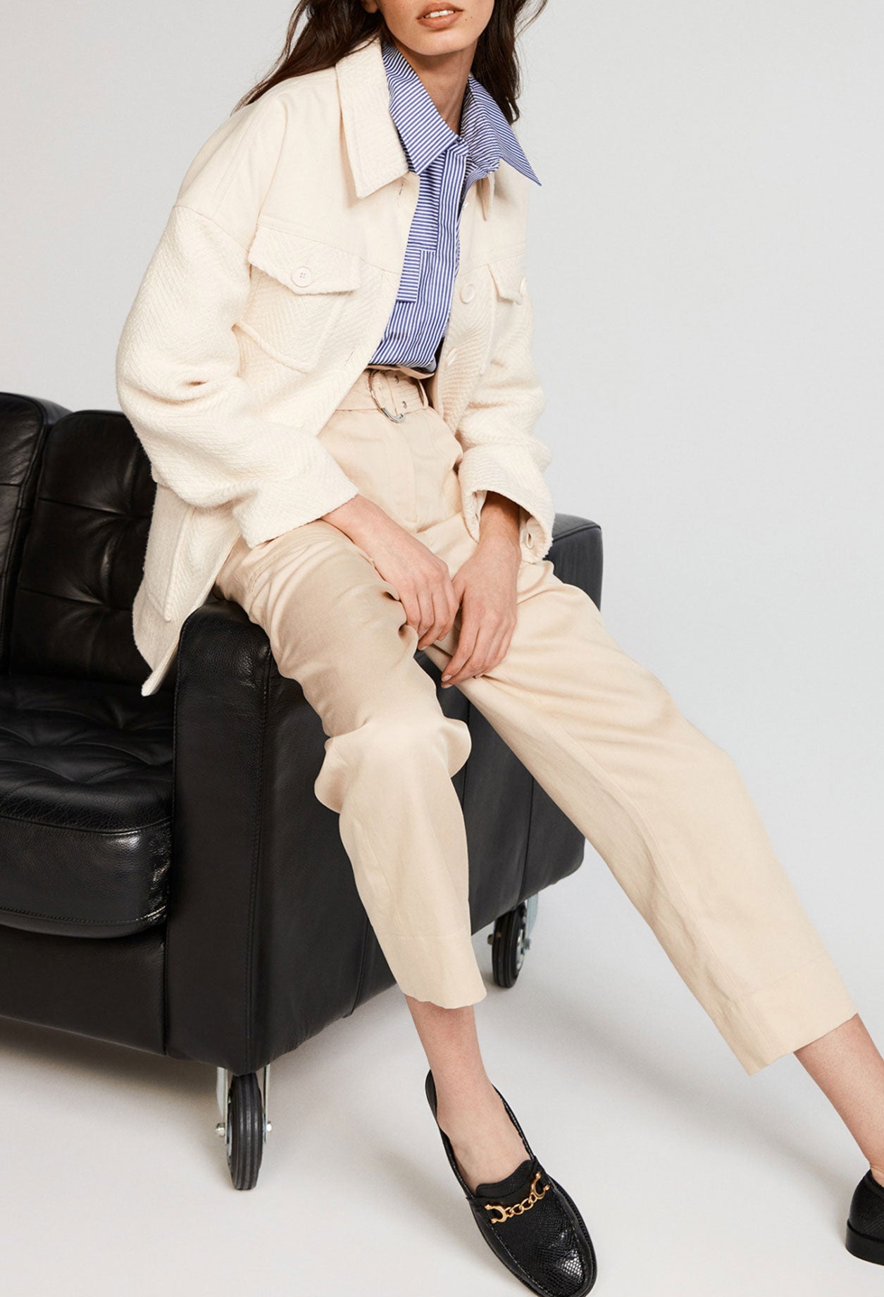 Veste en maille ceinturée Faume - seconde main