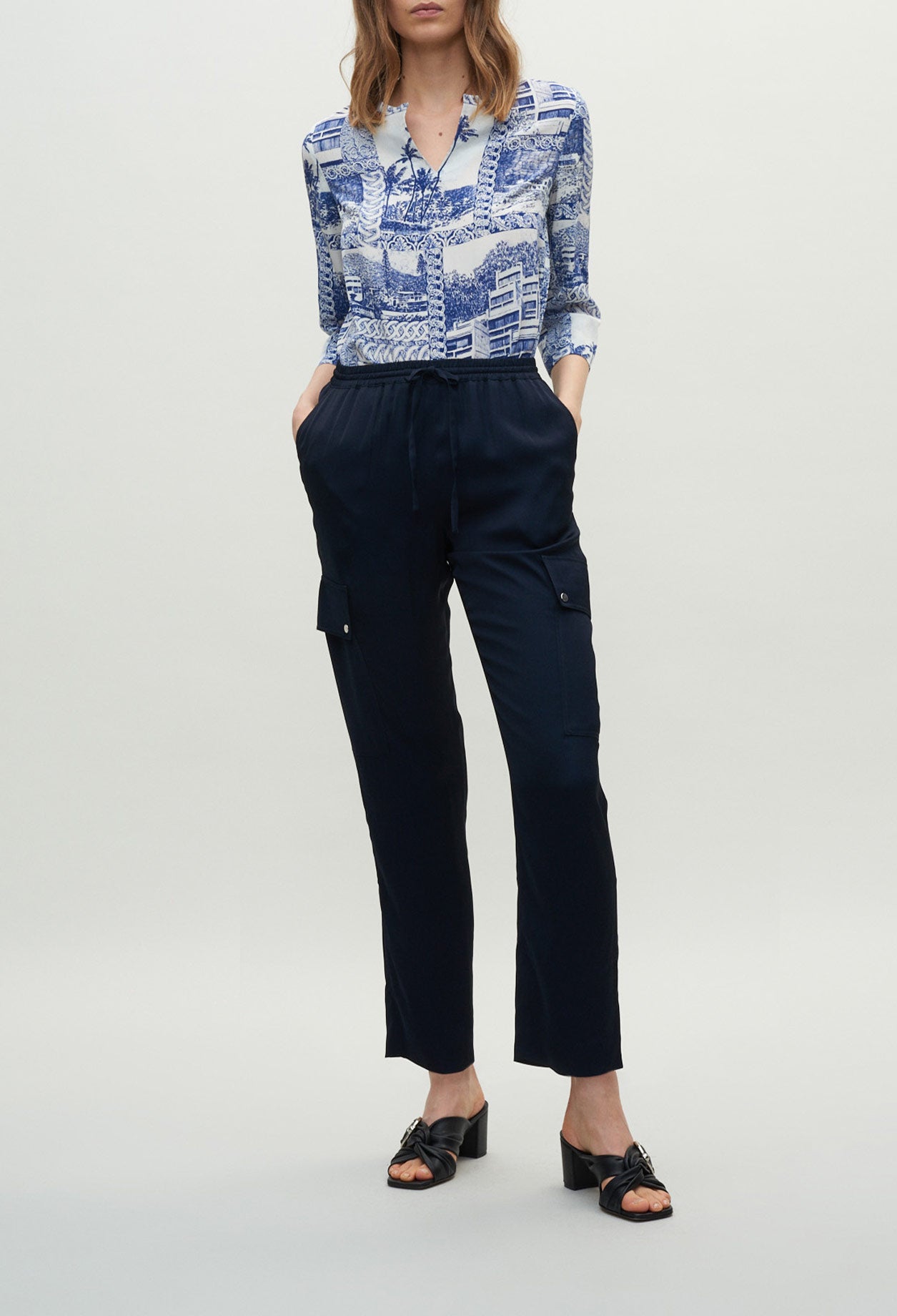 Pantalon fluide à poches Faume - seconde main