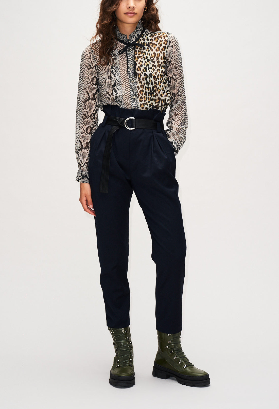 Chemise imprimée léopard Faume - seconde main