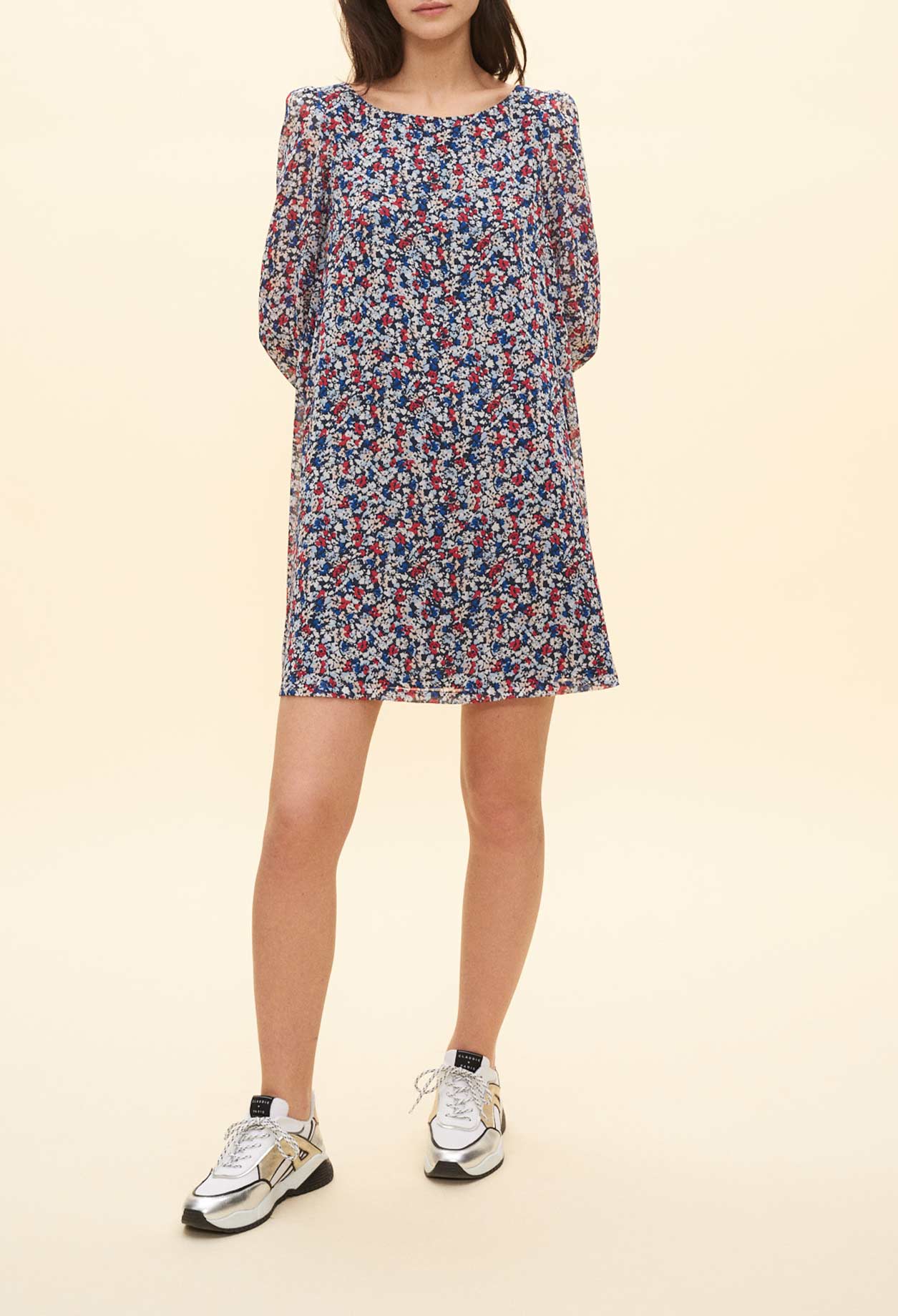 Robe courte fleurie Faume - seconde main