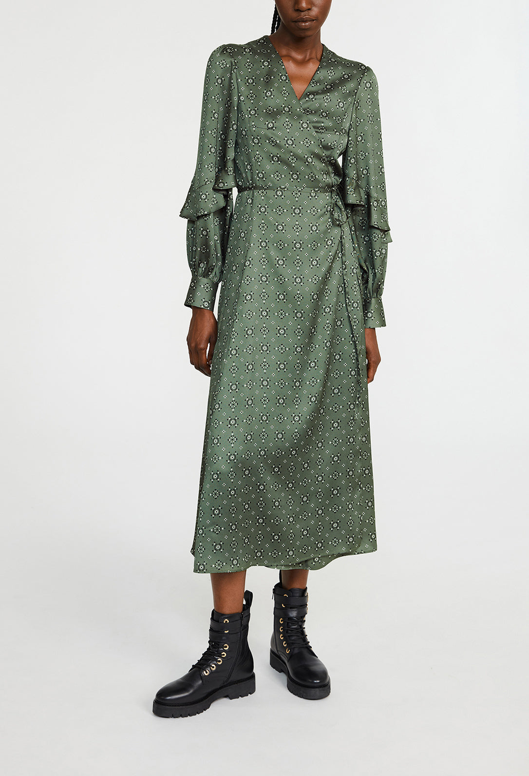 Robe longue cache cœur Faume - seconde main