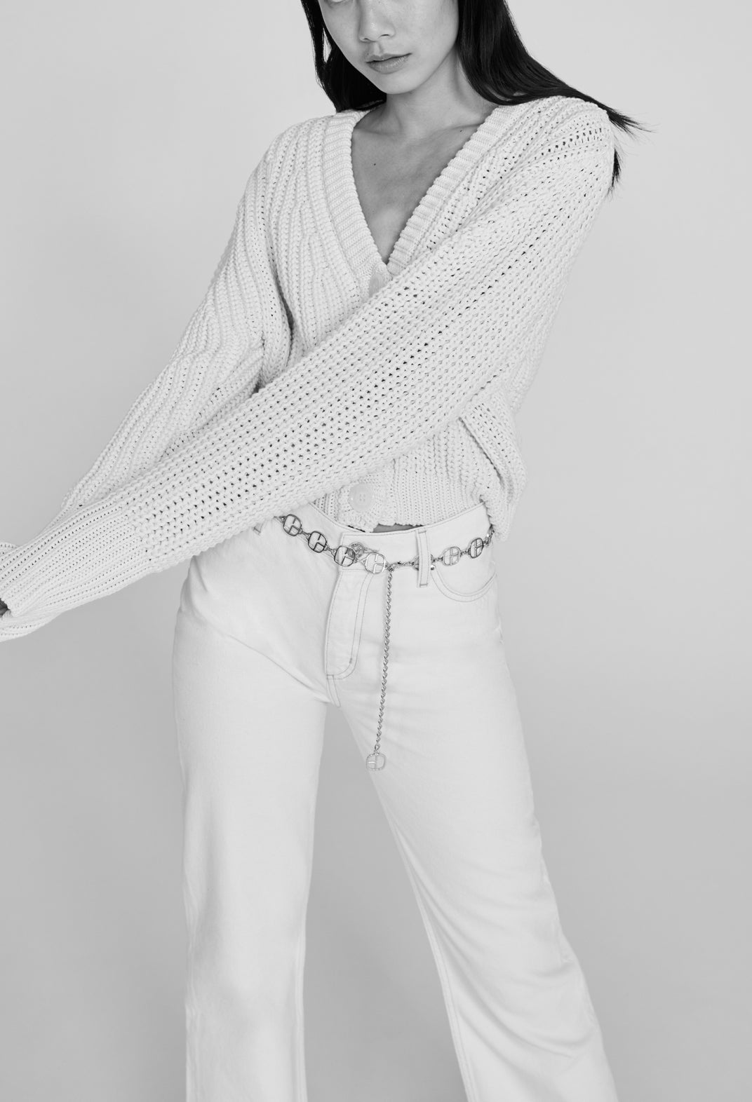 Cardigan maille côtelée Faume - seconde main