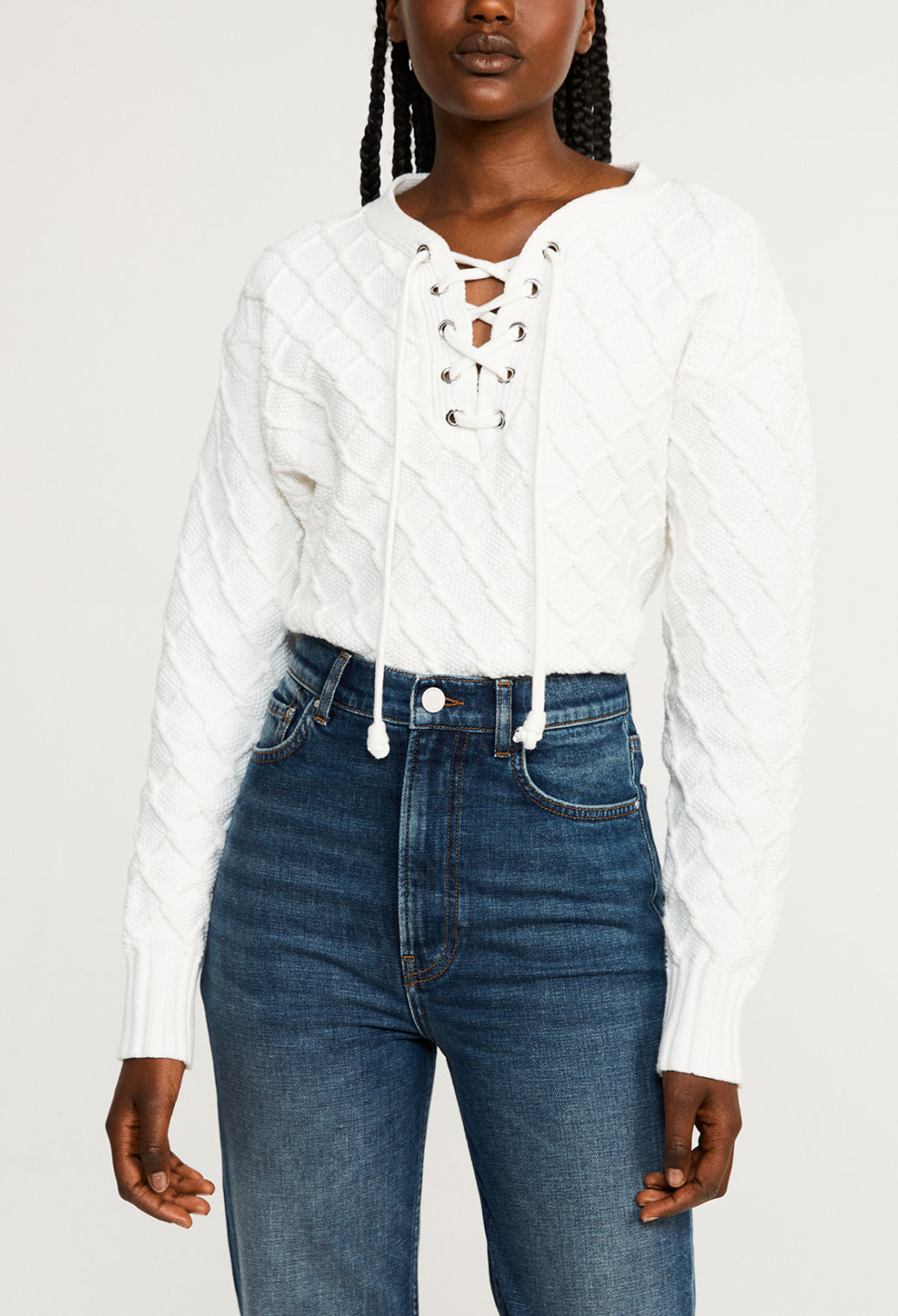 Pull en maille de coton biologique Faume - seconde main