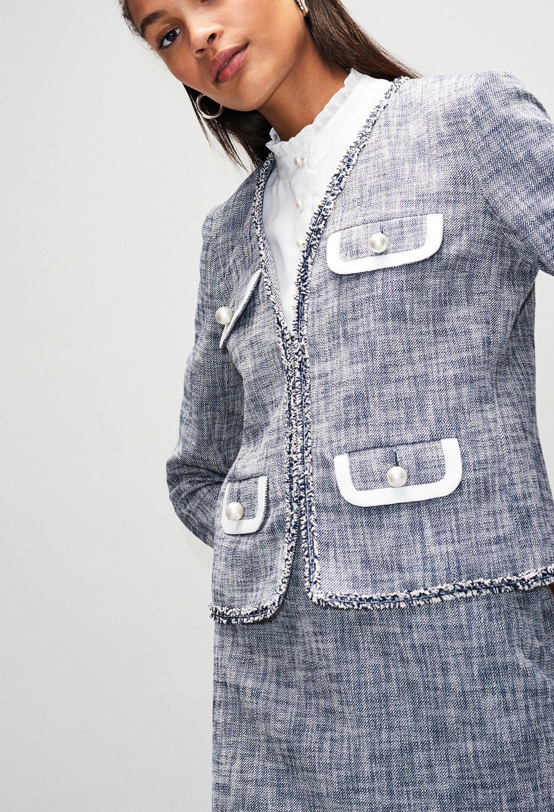 Veste court n twd à pochs Faume - seconde main