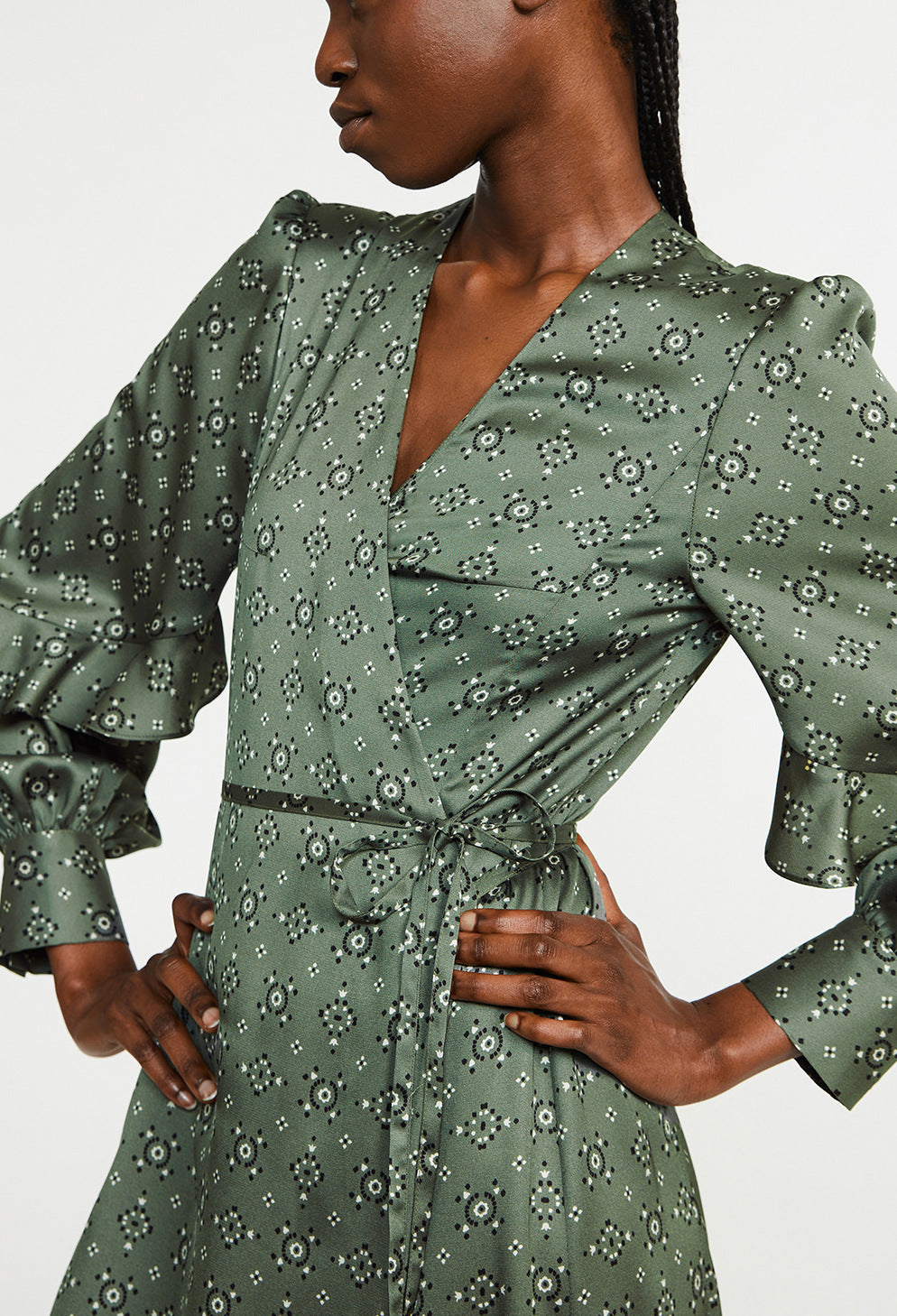 Robe longue cache cœur Faume - seconde main