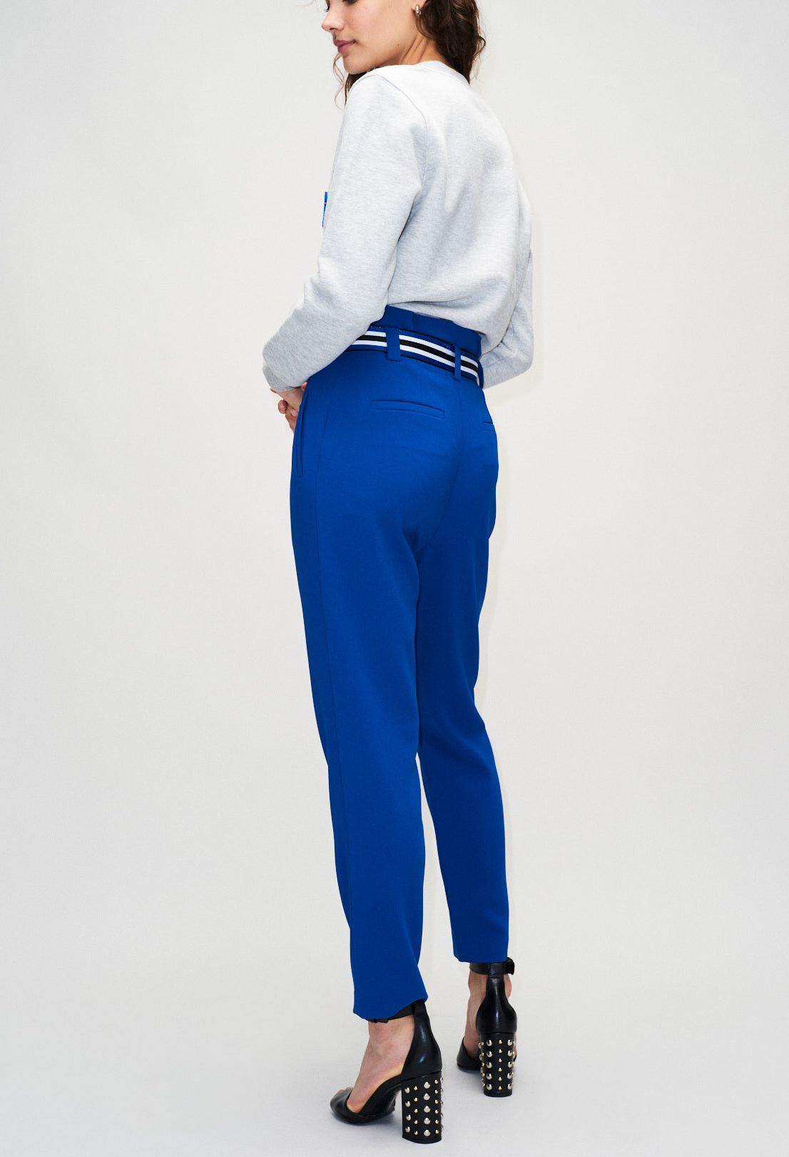 Pantalon droit à taille cintrée Faume - seconde main