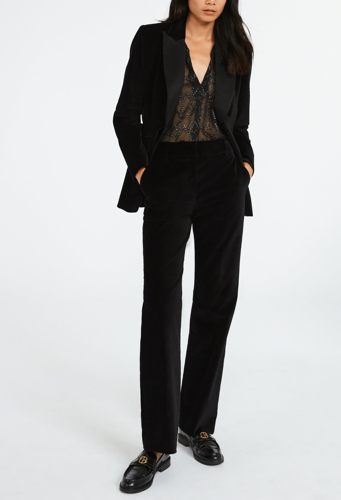 Veste de smoking velours Faume - seconde main