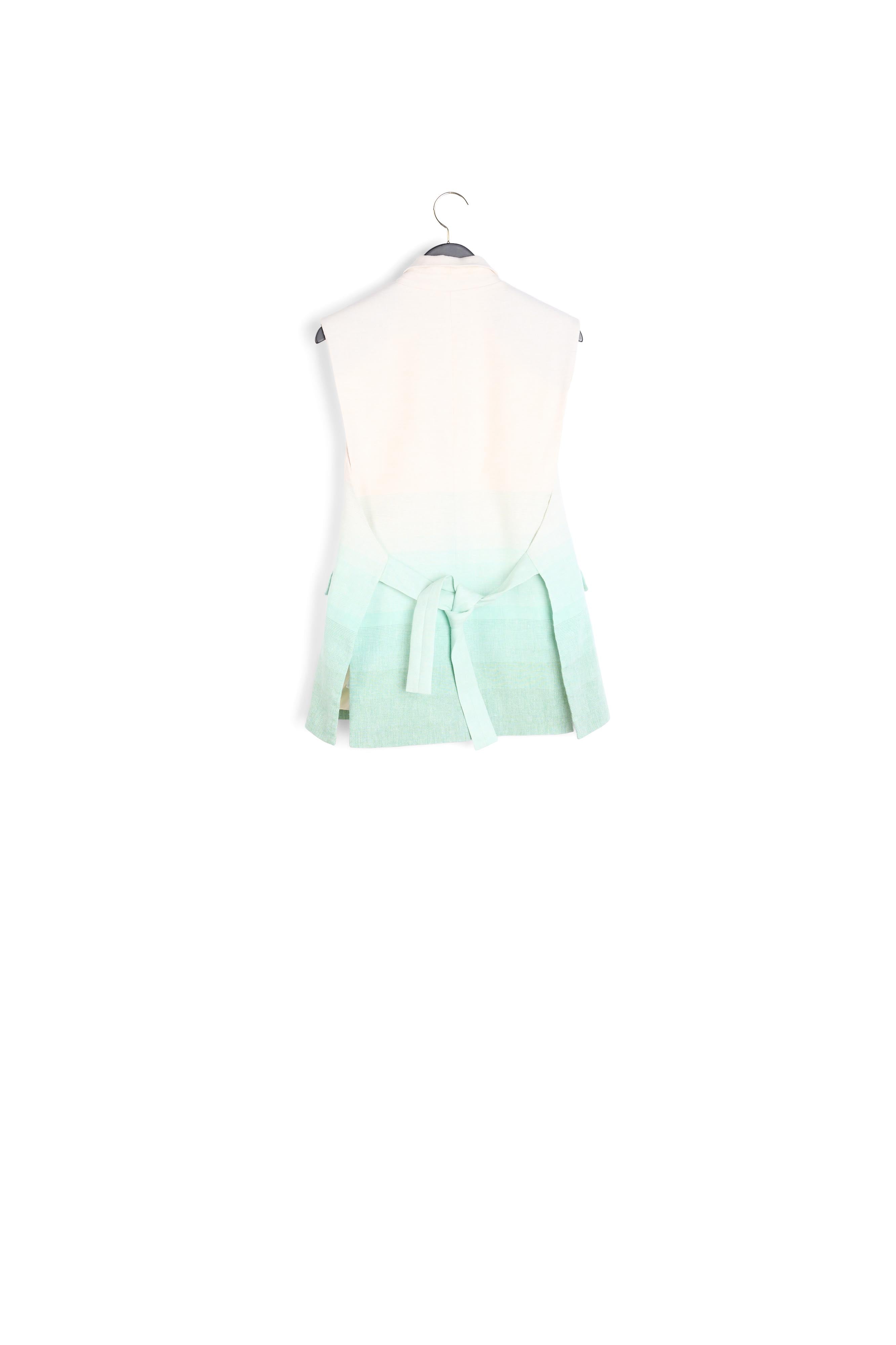 Veste bicolor tailleur sans manch Faume - seconde main