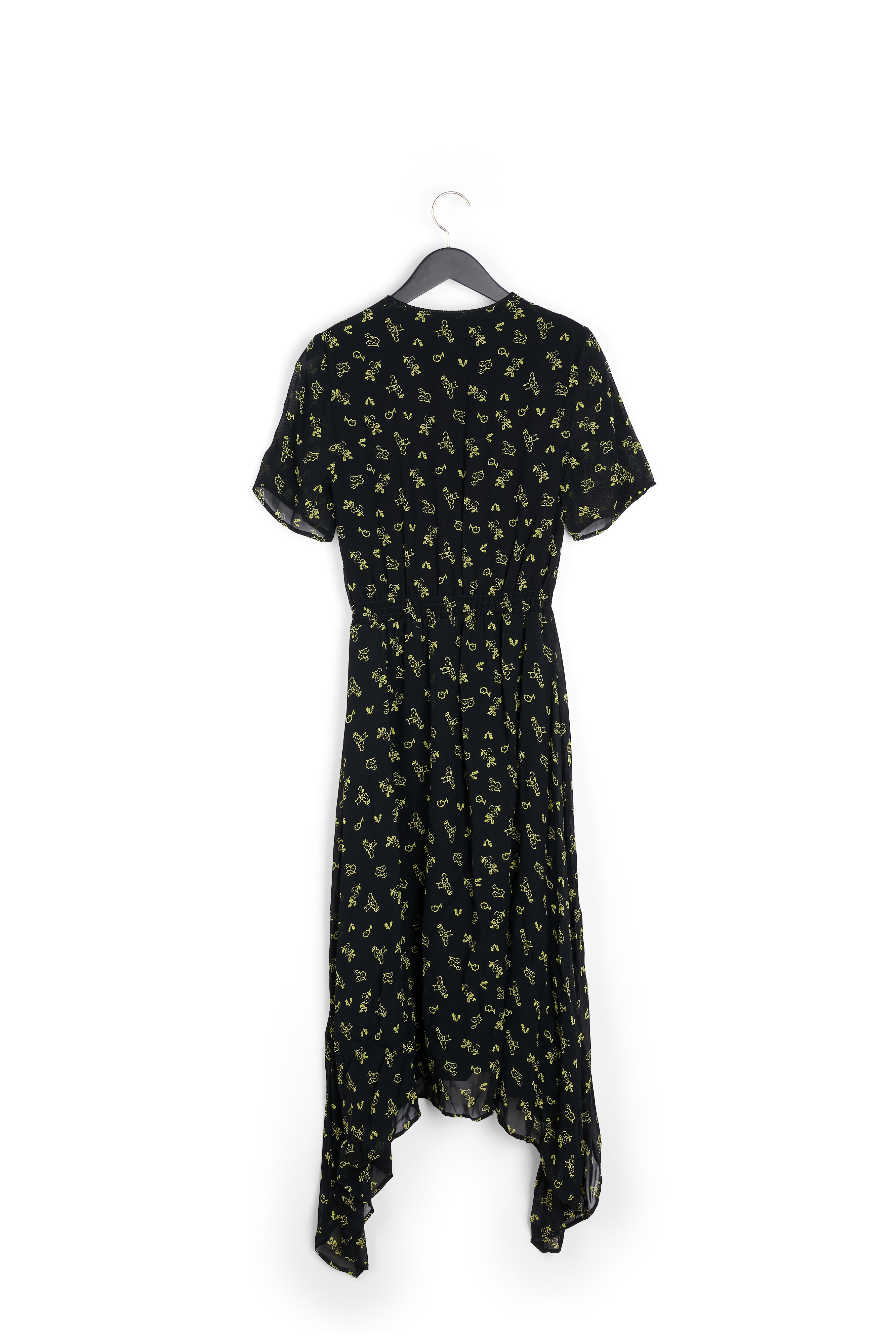 Robe longue fleurie à pans Faume - seconde main