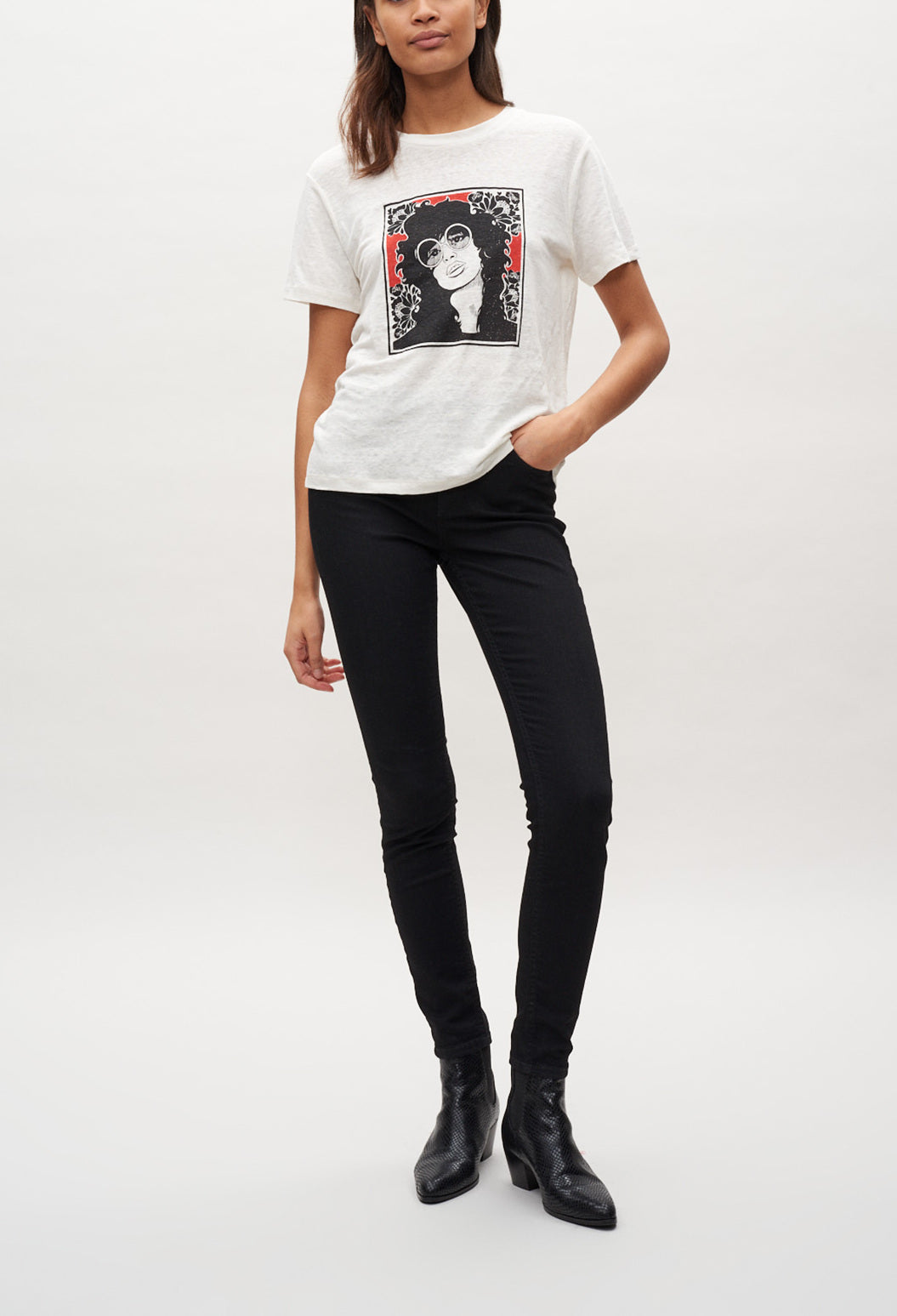 T-shirt sérigraphié Faume - seconde main