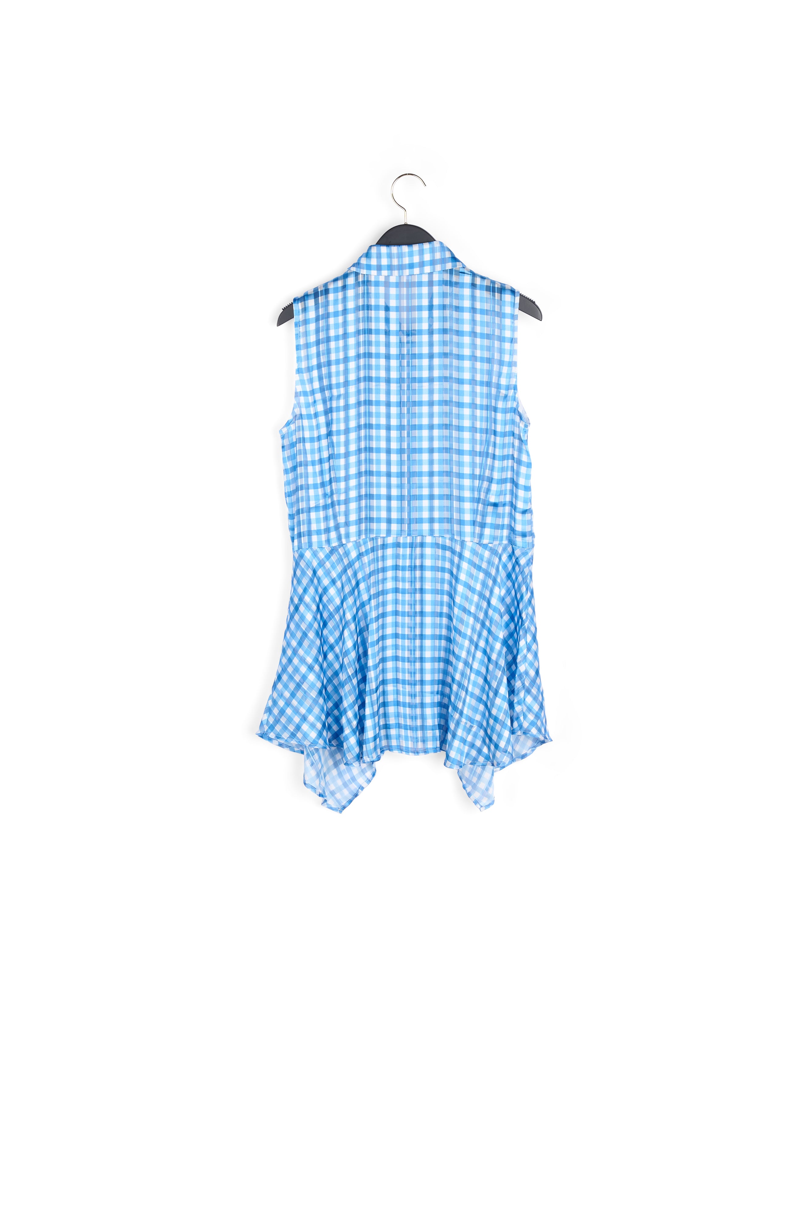 Chemisier imprimé vichy Faume - seconde main