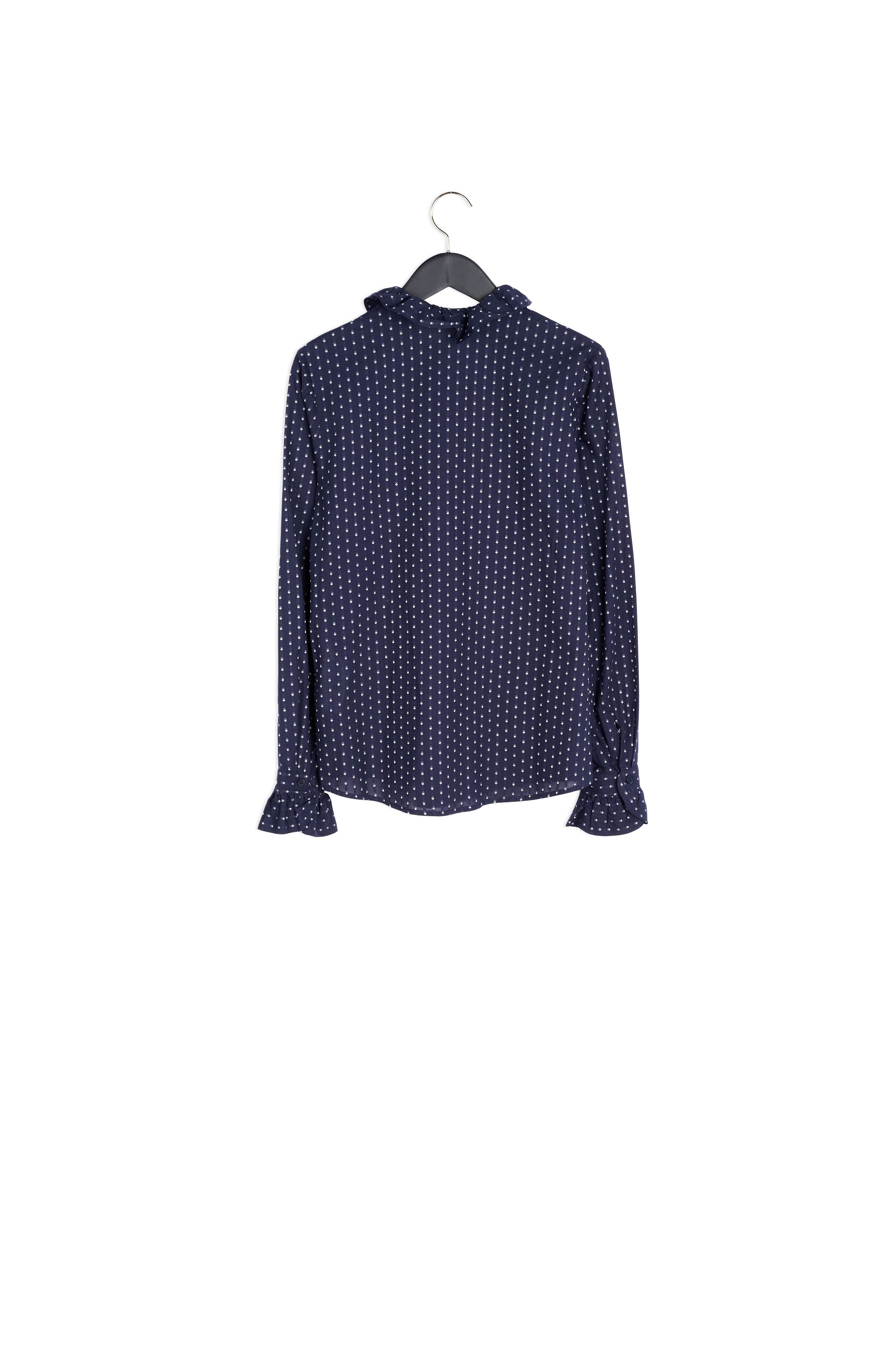 Chemise COLOMBE motif losanges Faume - seconde main