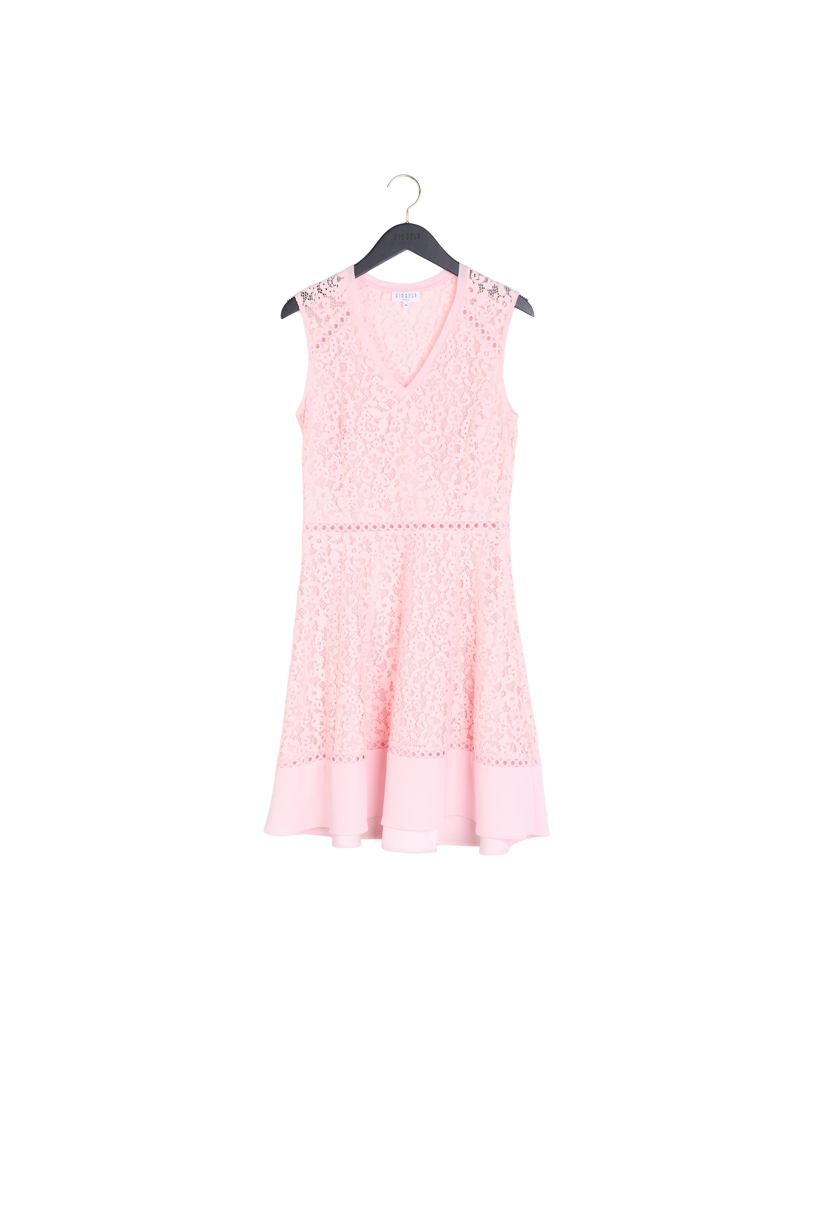 Robe patineuse en dentelle Faume - seconde main