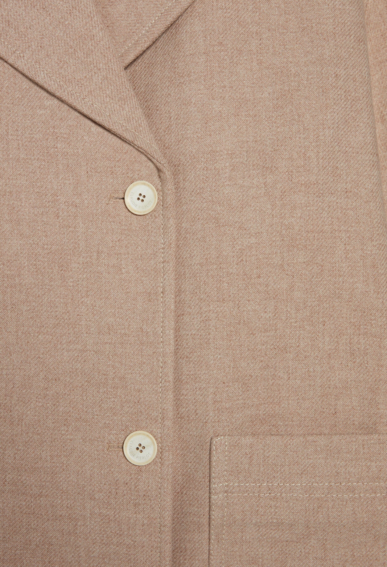 Caban oversized en laine Faume - seconde main