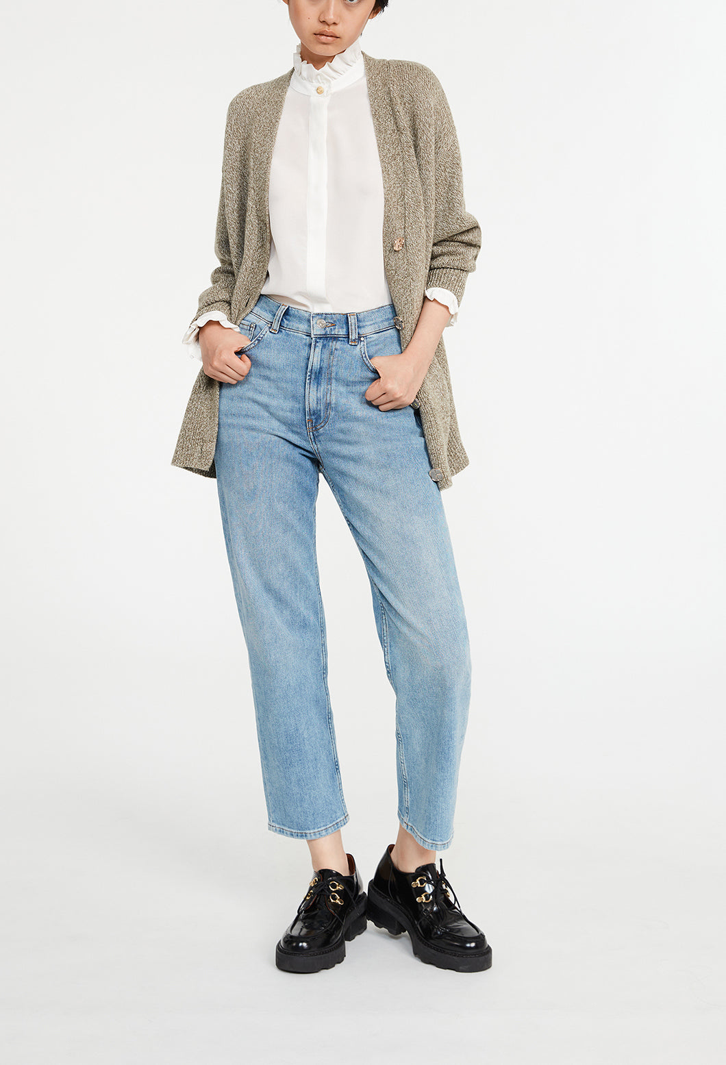 Gilet maille boutonné Faume - seconde main