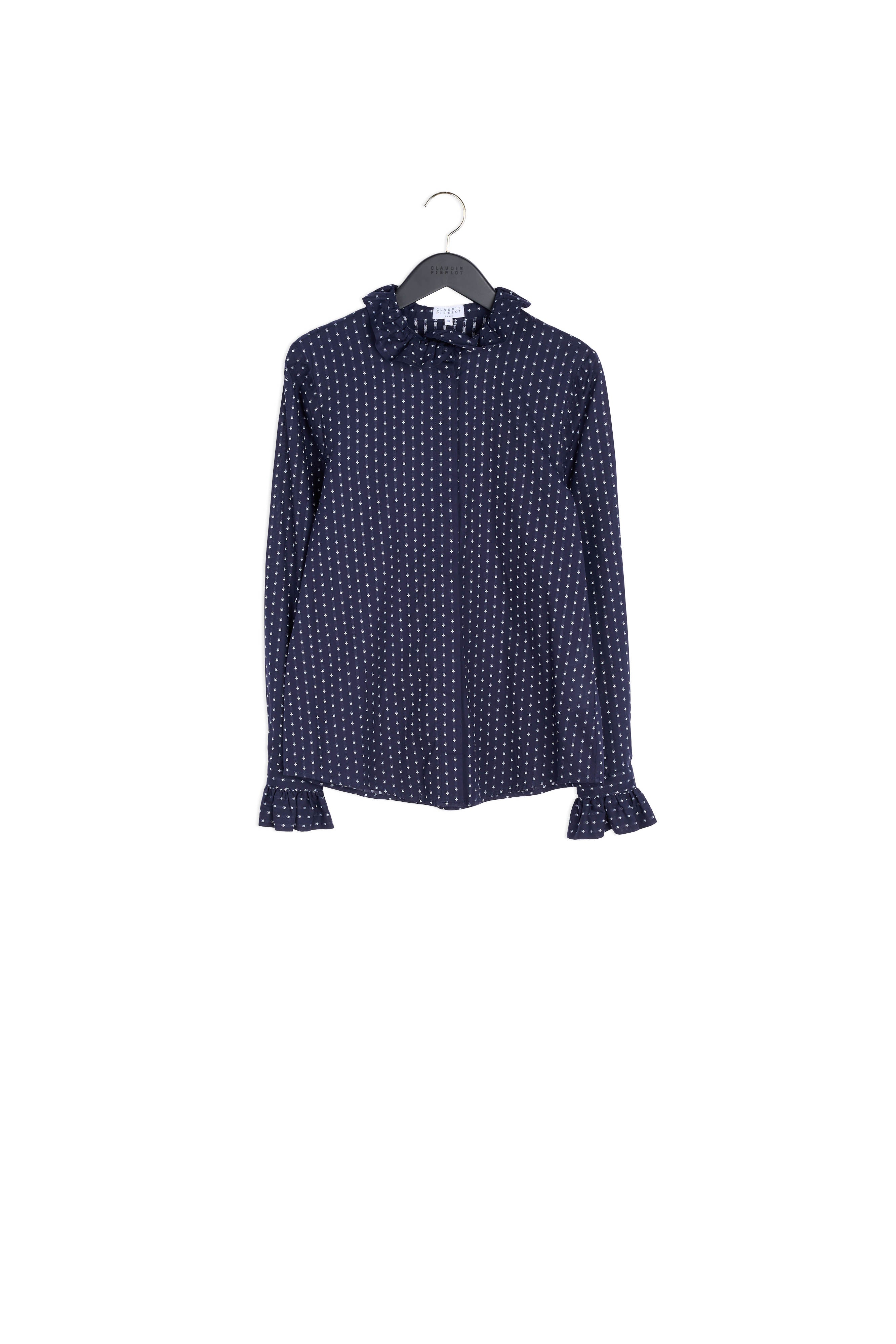 Chemise COLOMBE motif losanges Faume - seconde main