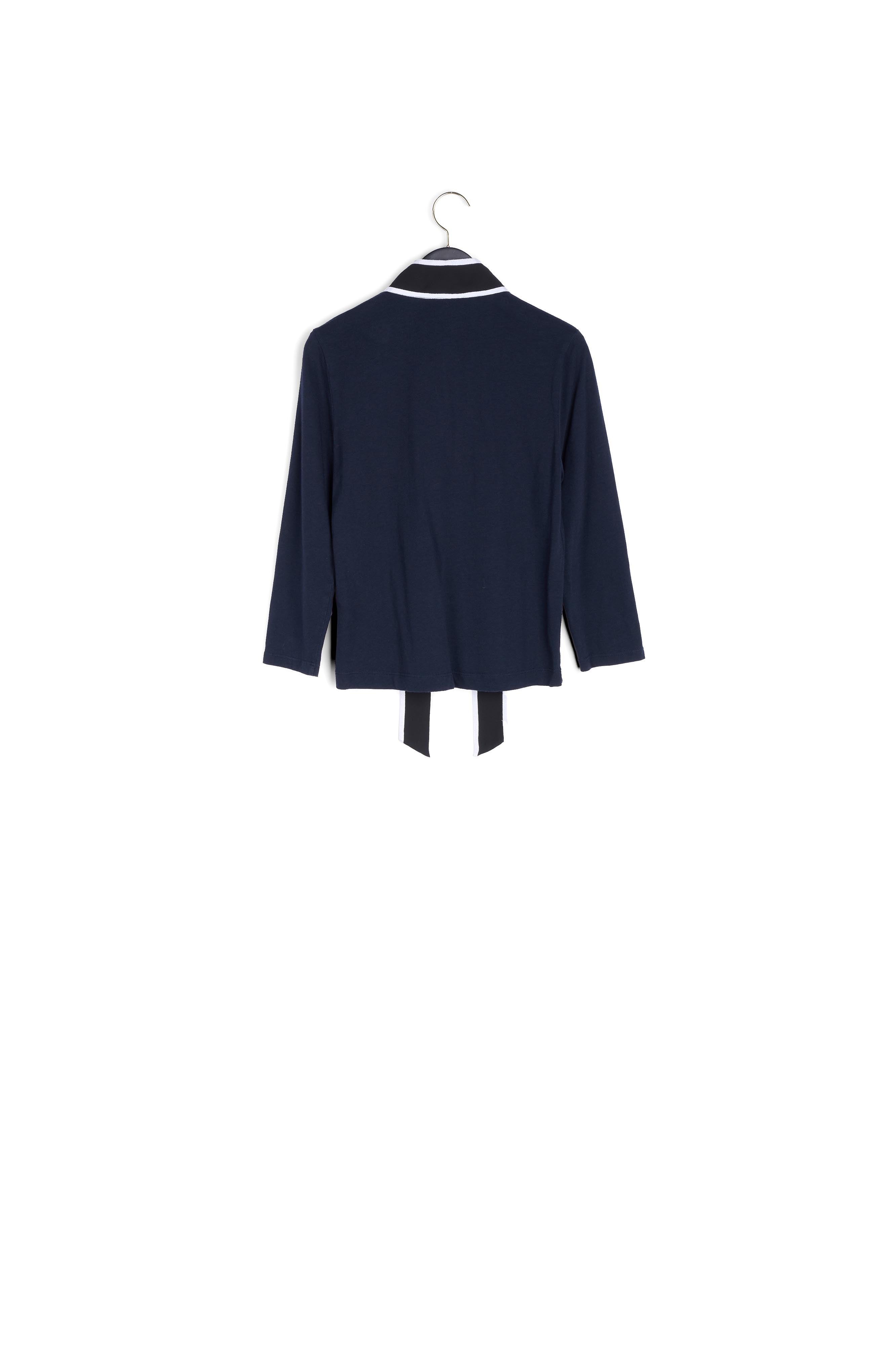 T-shirt col nœud Faume - seconde main