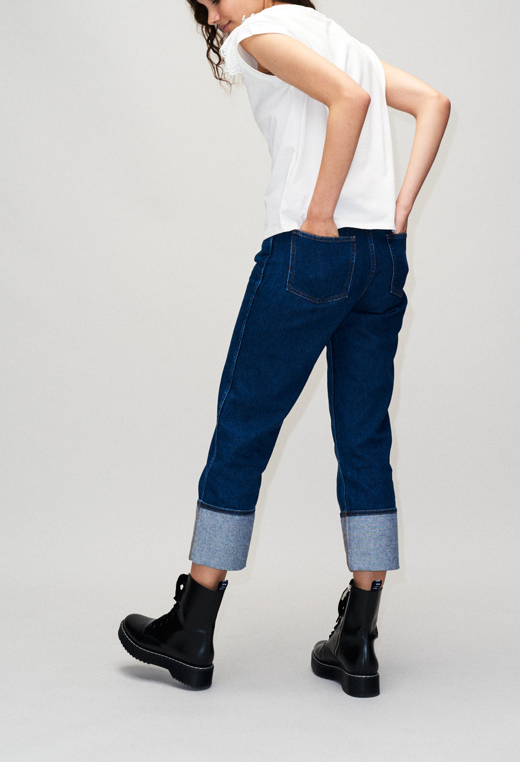 T-shirt coton avec détail epaule Faume - seconde main