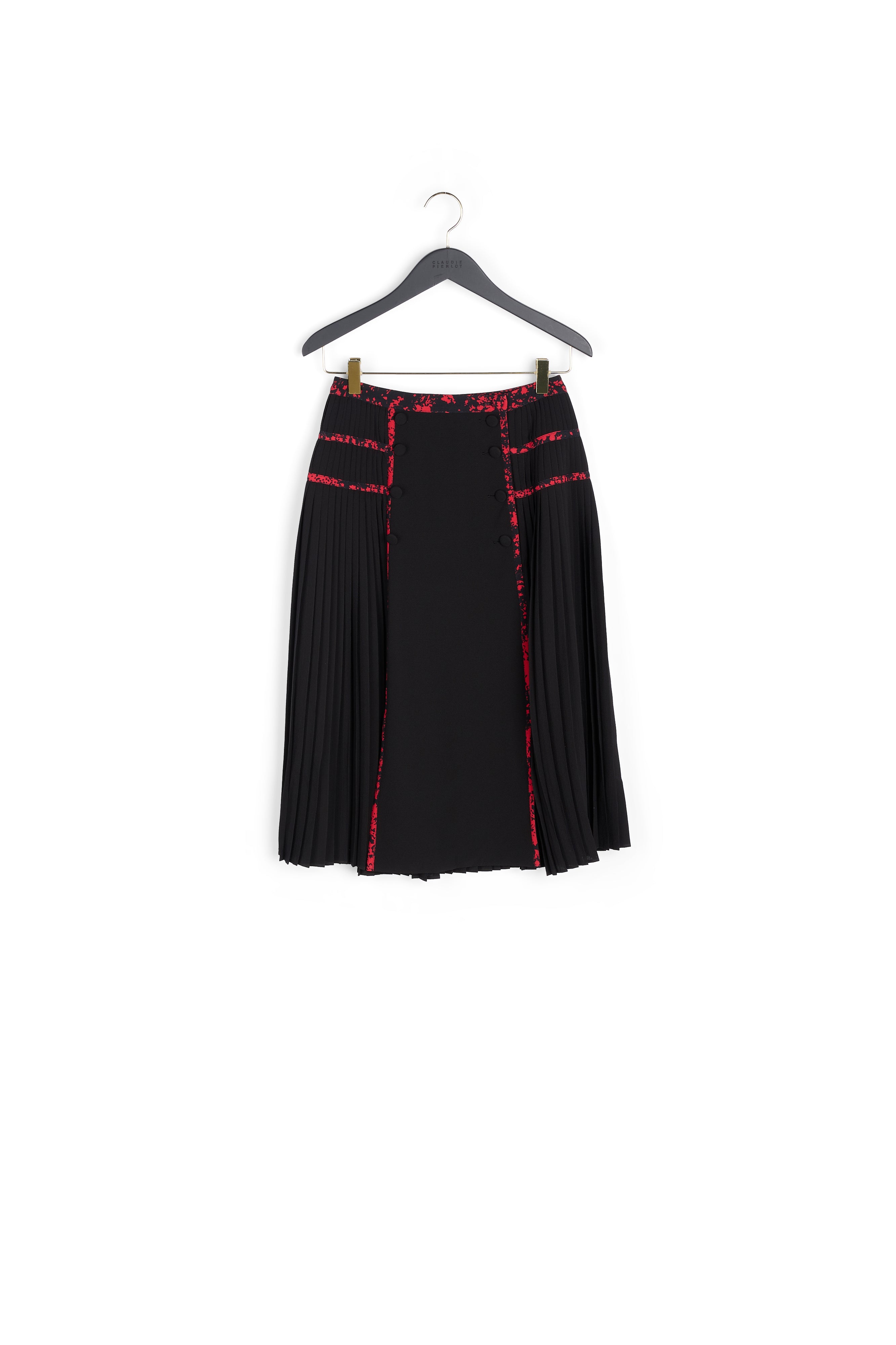 Jupe mi-longue noire Faume - seconde main