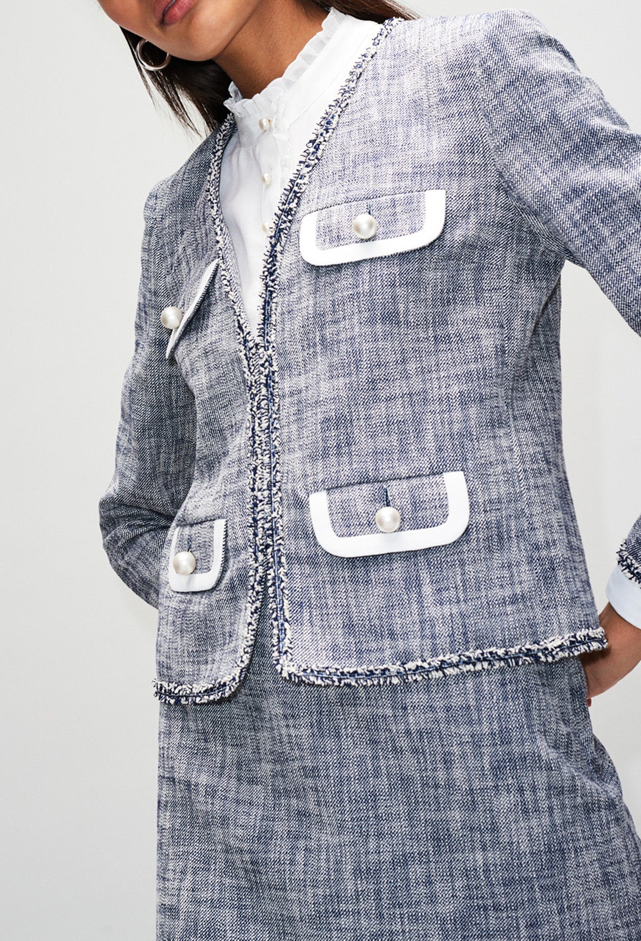 Veste court n twd à pochs Faume - seconde main