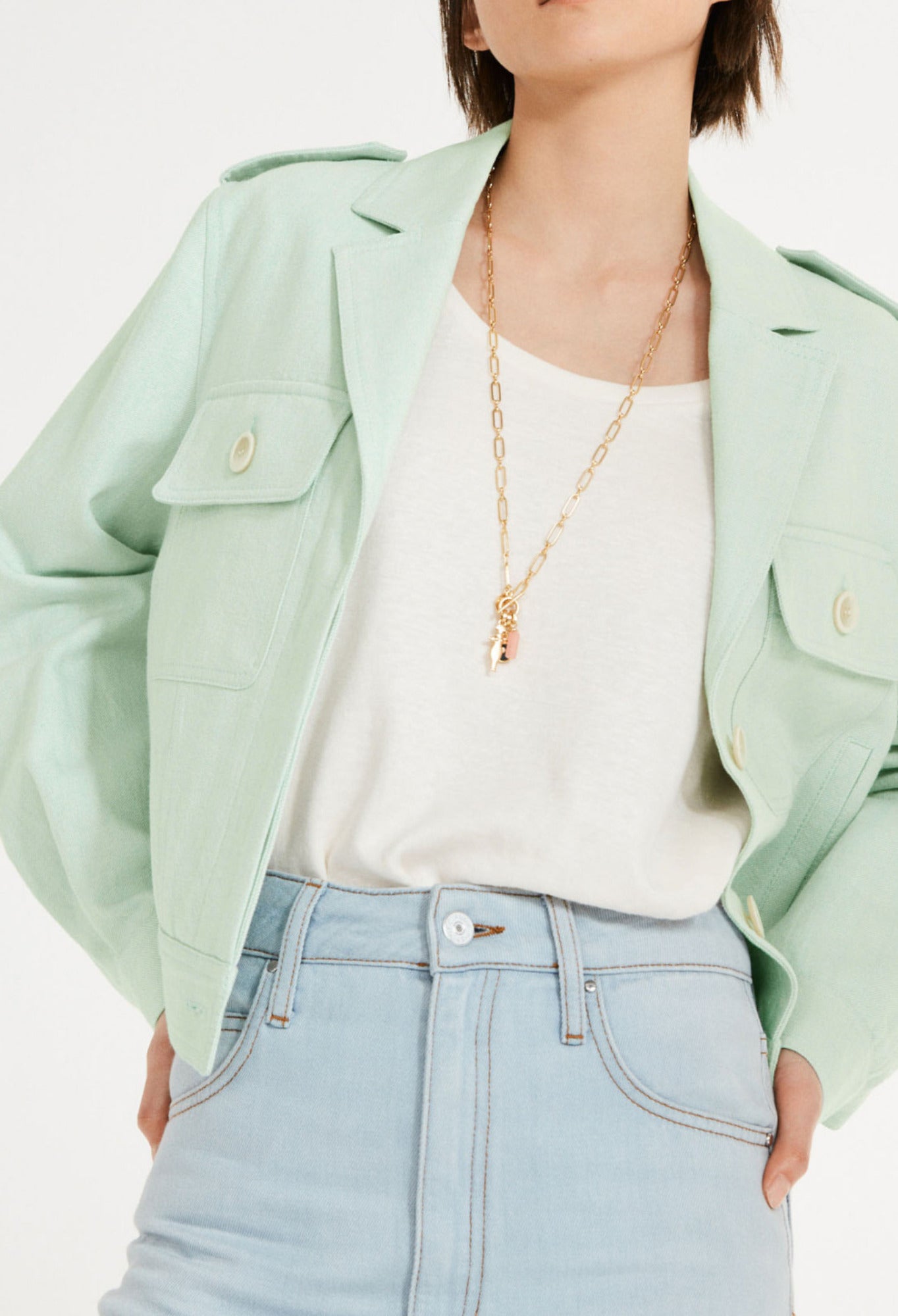 Blouson pastel Faume - seconde main